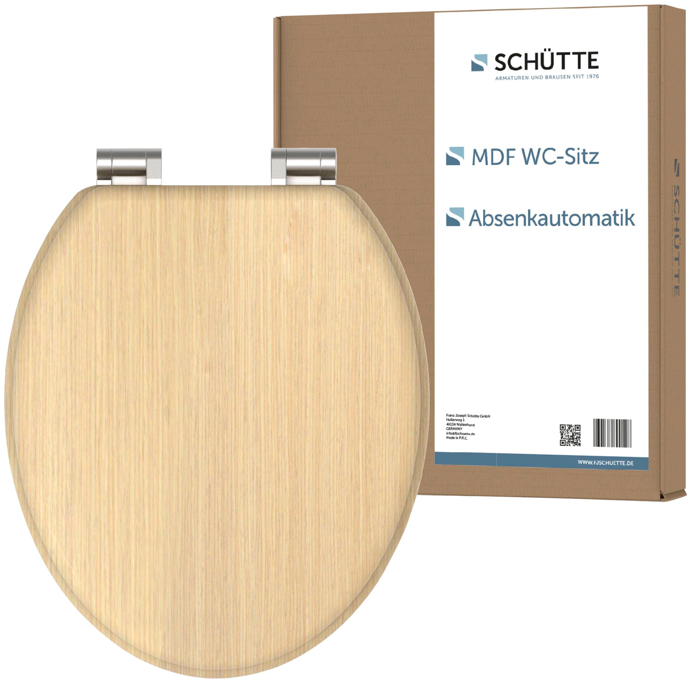 WC-Sitz »NATURAL WOOD«, Toilettendeckel, mit Absenkautomatik