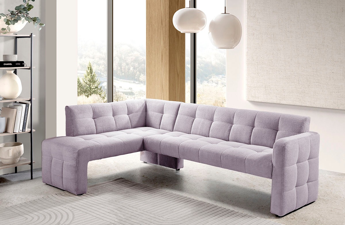exxpo - sofa fashion Essbank »Barista, bequem und elegant, hohe Bodenfreiheit,«, Eckbank Barista bequem und elegant, hochwertige Detailverarbeitung