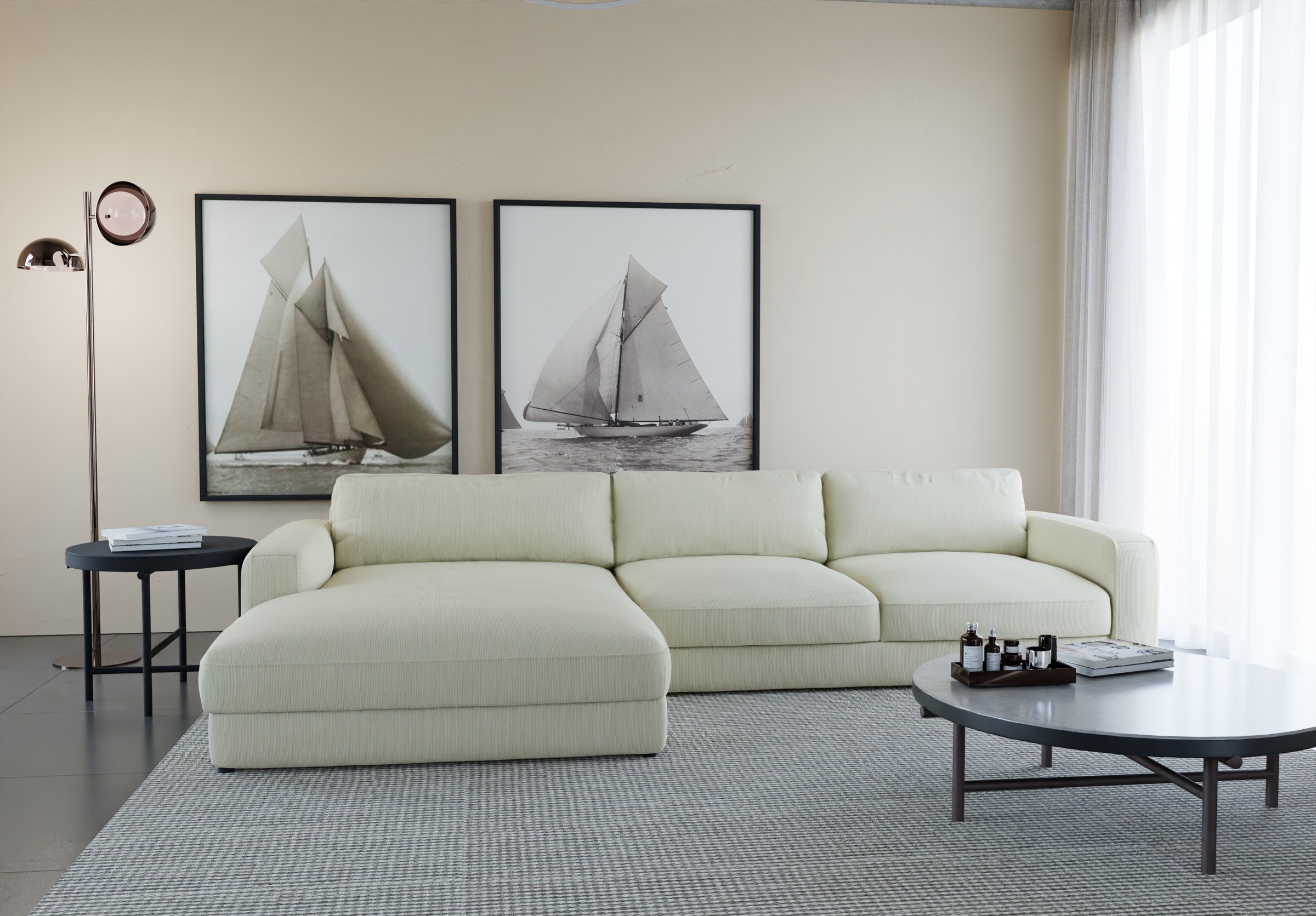 PLACES OF STYLE Ecksofa »Bloomfield, elegant, viel Platz, Mega Couch, Breit günstig online kaufen