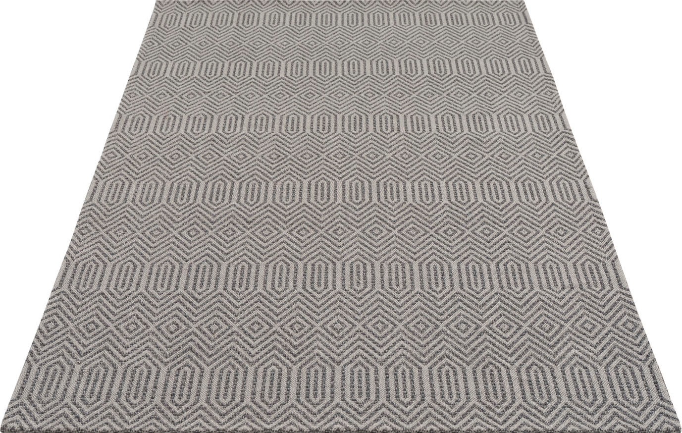 Carpet City Teppich »Cotton«, rechteckig, 5 mm Höhe, Flachgewebe, 100% Baum günstig online kaufen