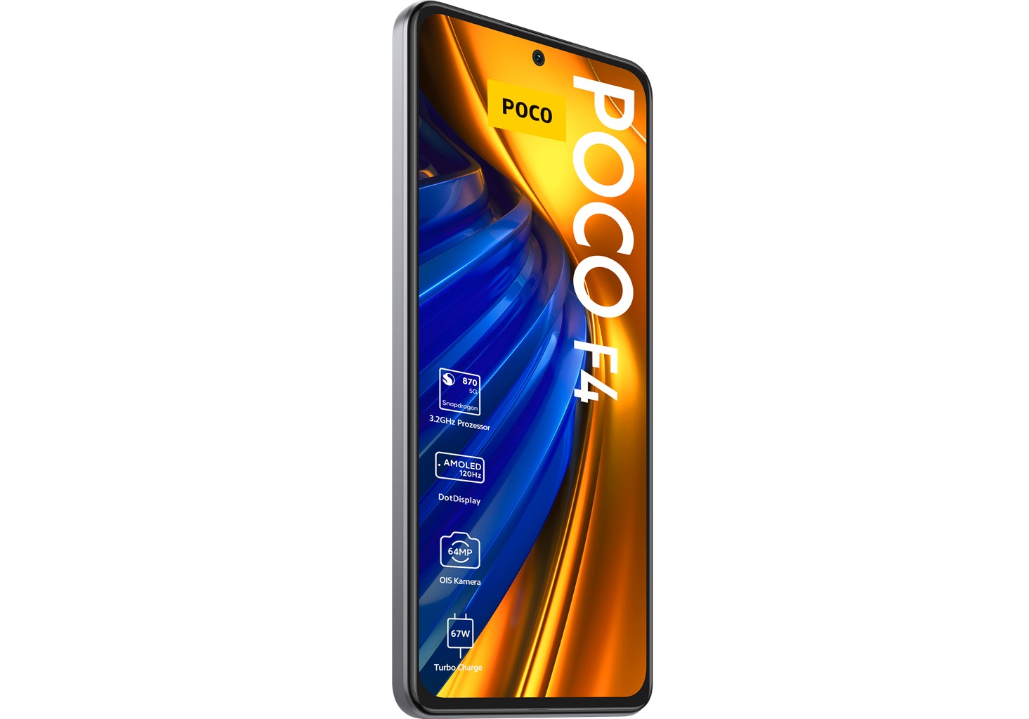 5. Bild von Xiaomi Smartphone »POCO F4 6GB+128GB«, Moonlight Silver, 16,9 cm/6,67 Zoll, 64 MP Kamera
