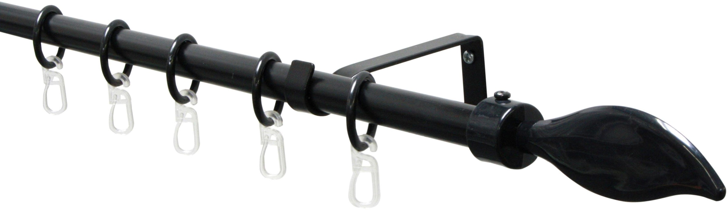 GARDINIA Gardinenstange »Set Metall« 1 läufig-läufig ausziehbar 1-Lauf günstig online kaufen