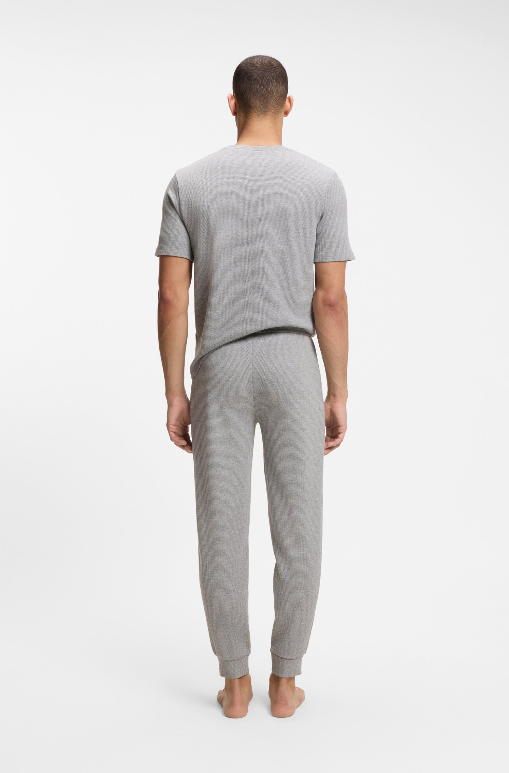 BOSS Pyjamahose »Waffle Pants Cuf«
