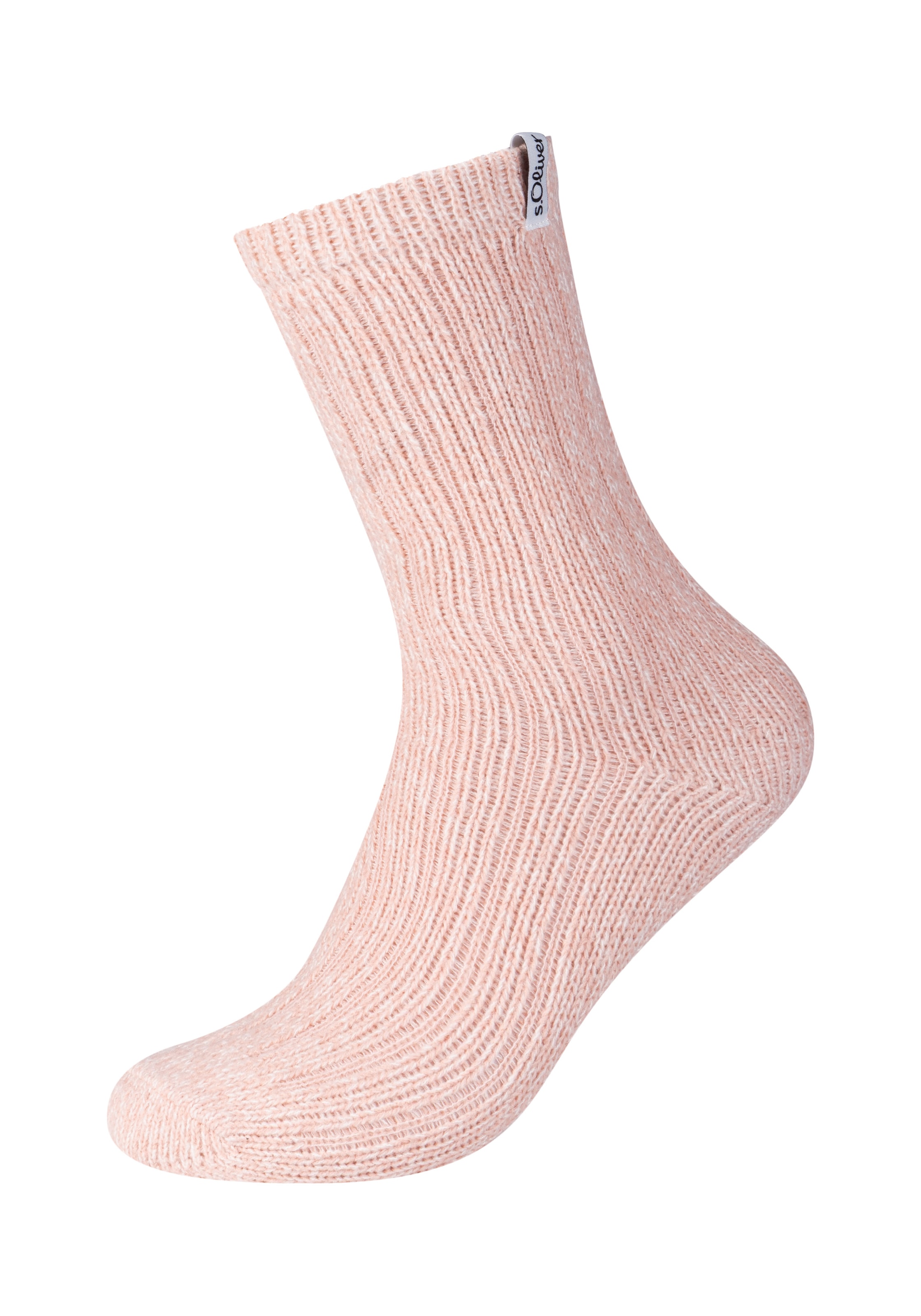 s.Oliver Socken wärmende, kuschelige Qualität, mit weichen Zehennähten
