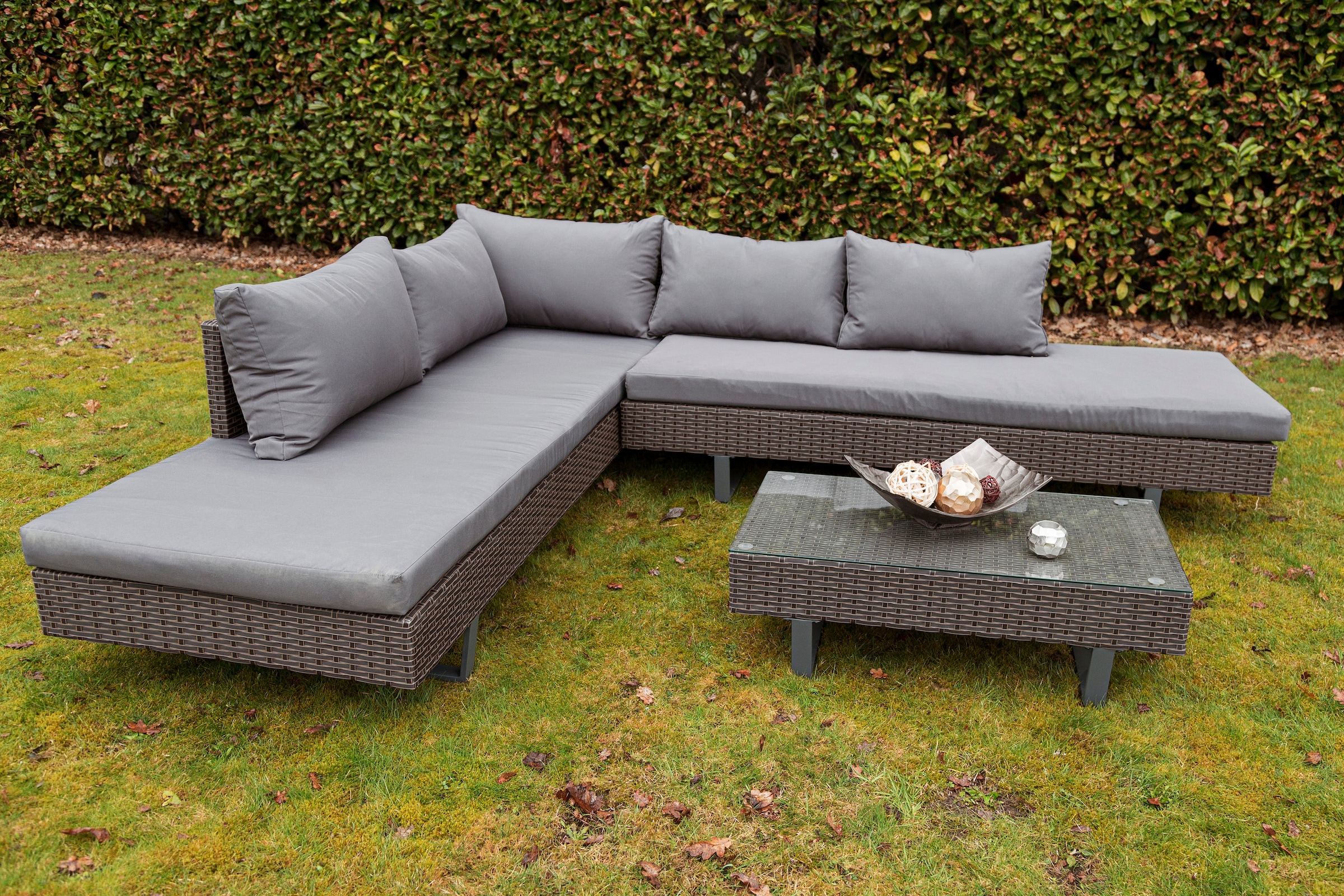 my Flair Gartenlounge-Set, (2 tlg.), 1 Sofa, 1 Tisch