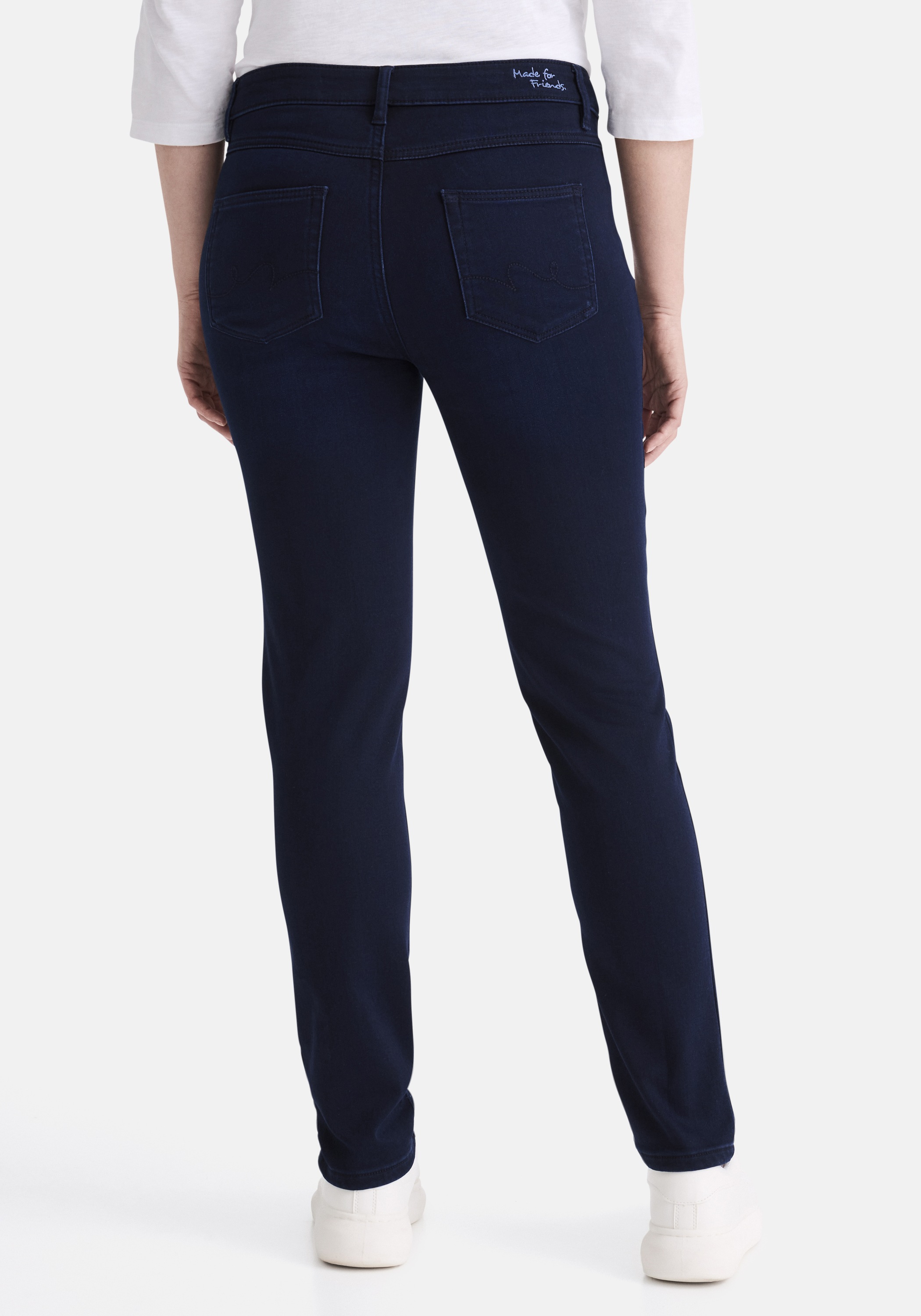 STOOKER WOMEN 5-Pocket-Jeans »Zermatt Thermo Straight Fit Jeans« Straight Fit Casual Clean Wash Denim Jeans für Damen