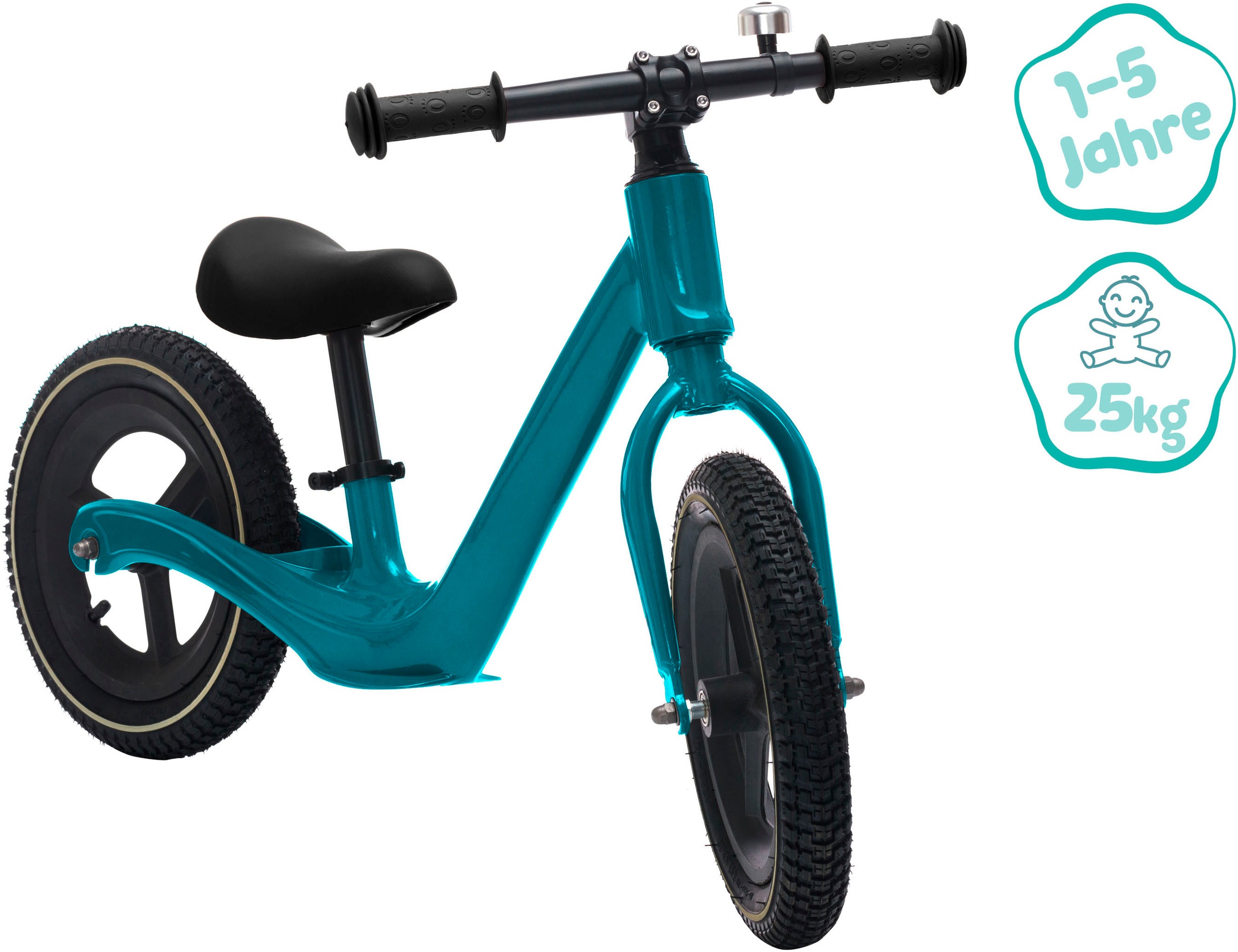 Fillikid Laufrad »Speedy SL, türkis/schwarz« günstig online kaufen