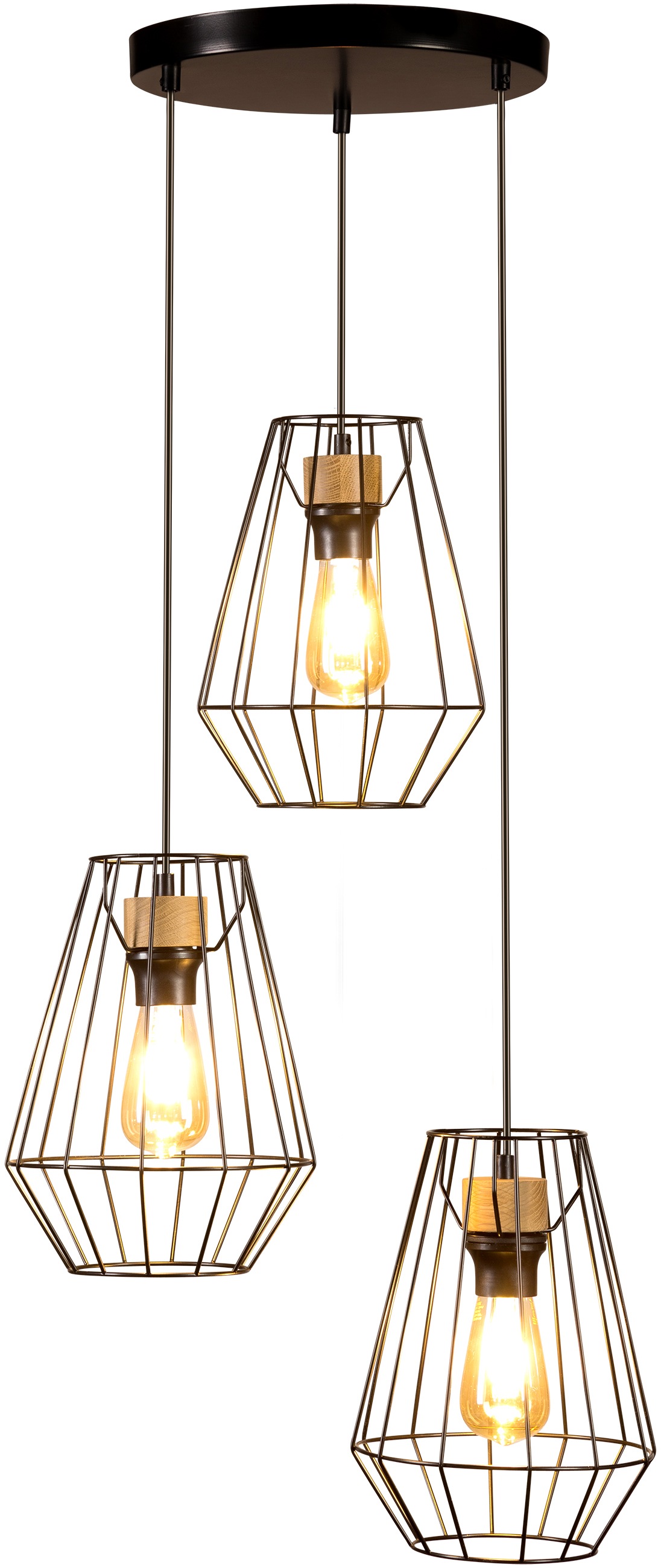 BRITOP LIGHTING Hängeleuchte »Endorfina«, 3 flammig, Leuchtmittel E27   ohn günstig online kaufen