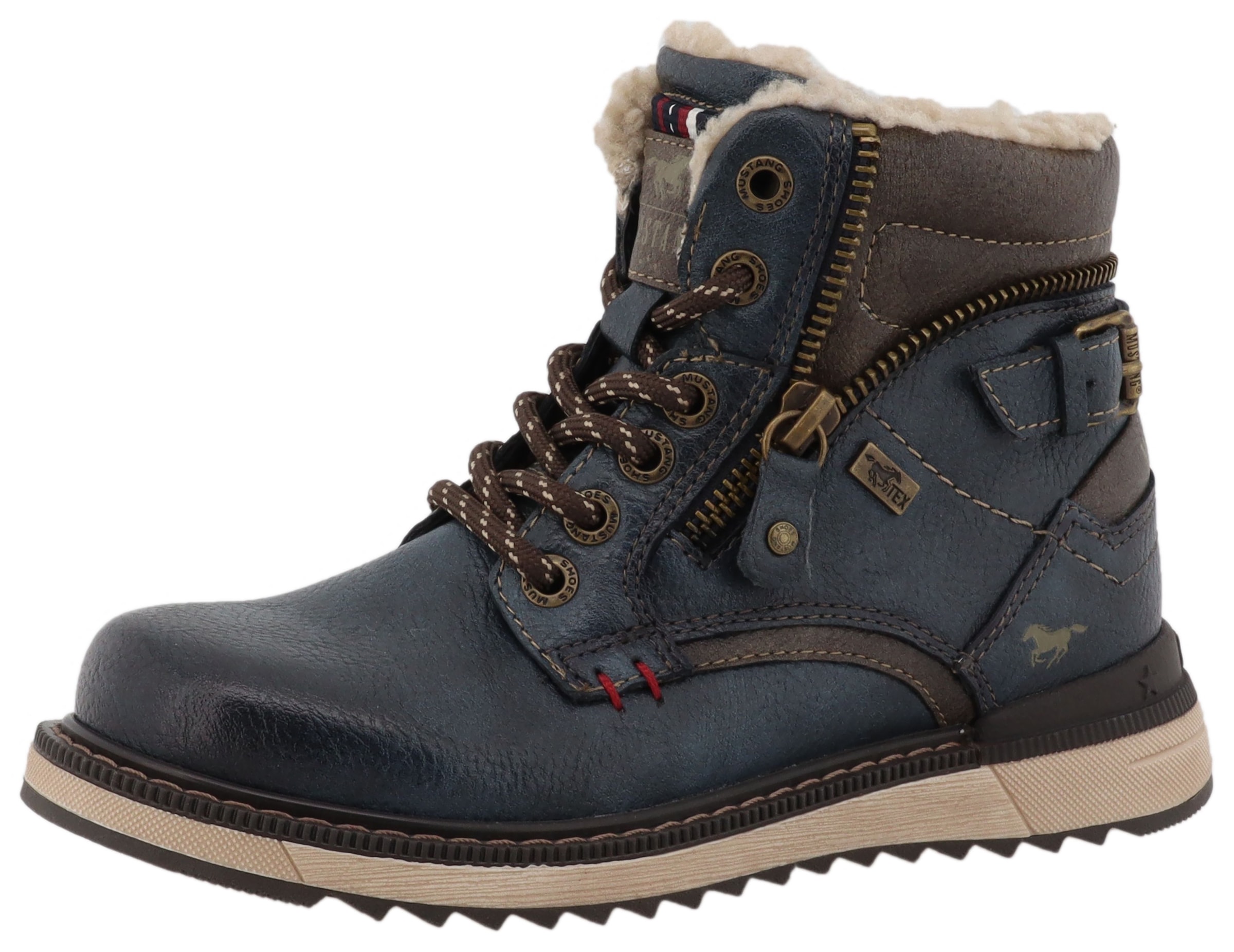 Mustang Shoes Winterboots »Donato«  Schnürboots, Outdoorboots mit TEX-Membrane
