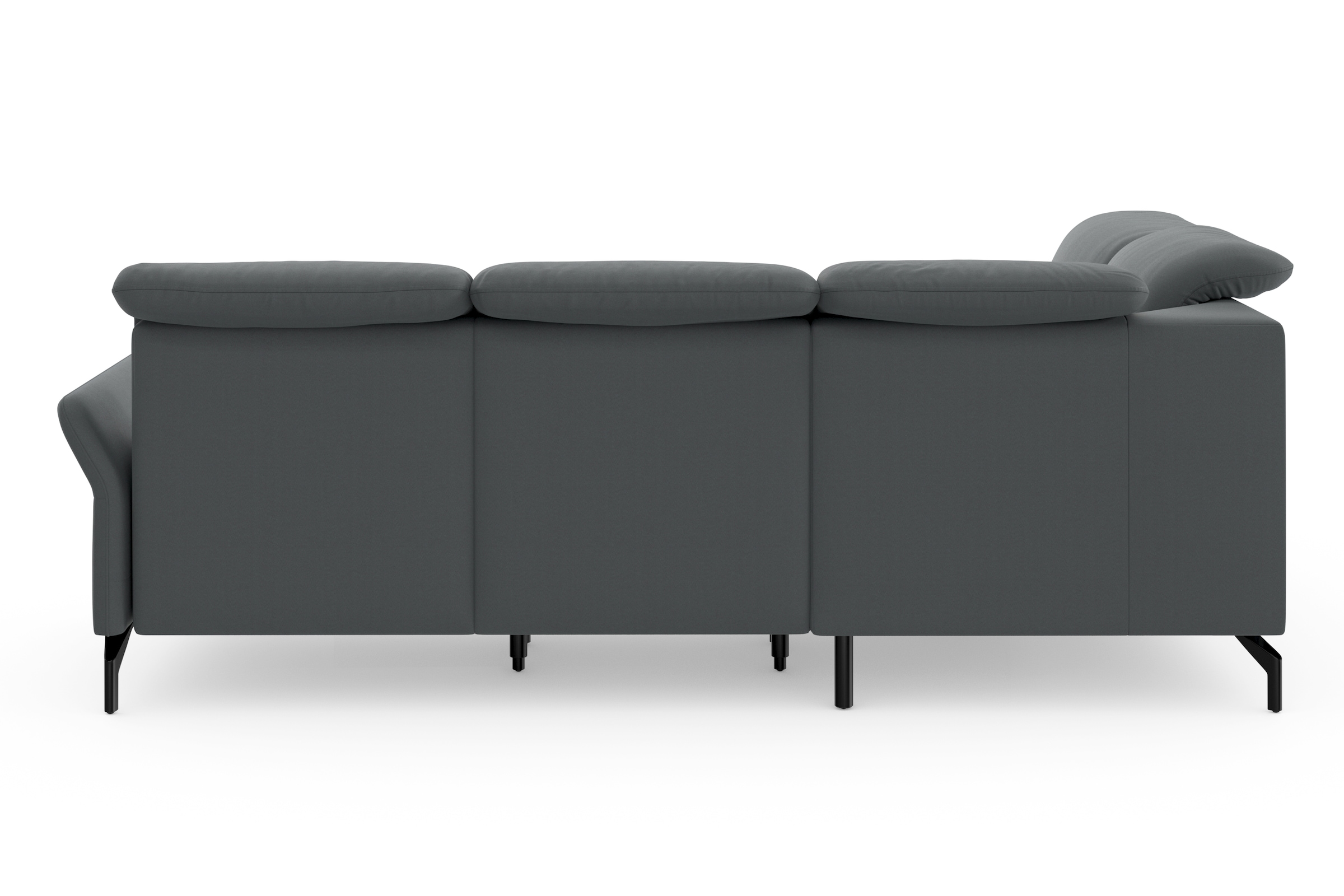 sit&more Ecksofa »Fashion L-Form«, wahlweise mit Kopfteilverstellung und Vorziehsitz, motorisch