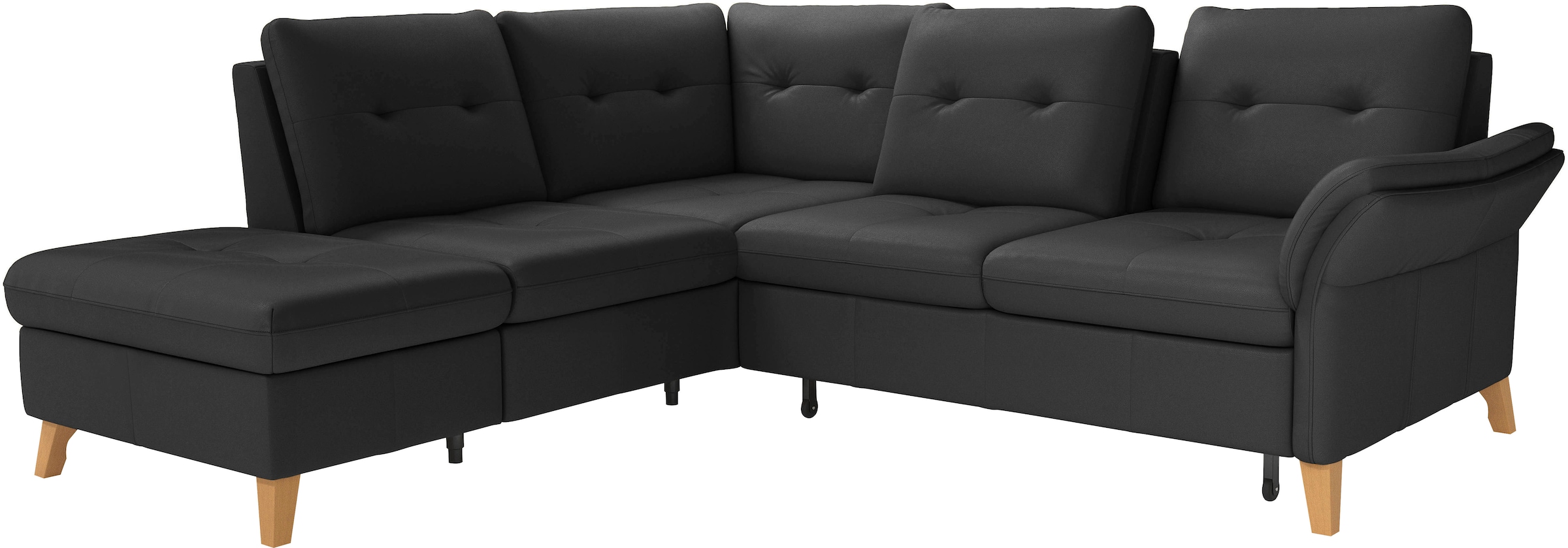 sit&more Ecksofa »Göteborg«, inkl. Sitztiefenverstellung, wahlweise mit Bettfunktion & Bettkasten