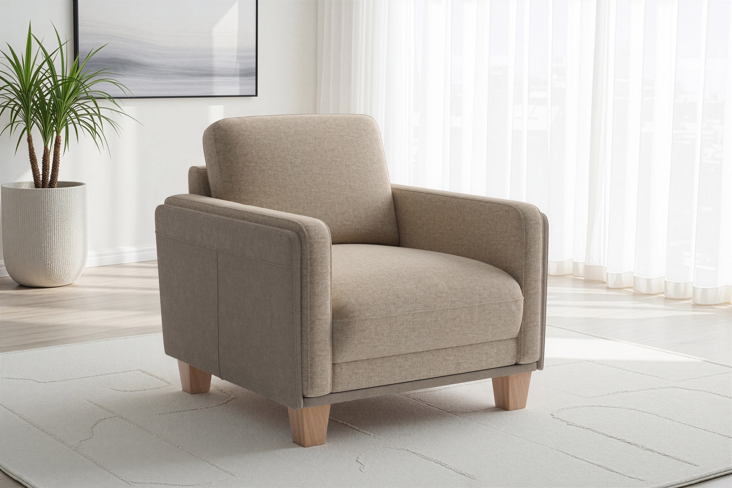 sit&more Sessel »Concept« mit Rückenkissen