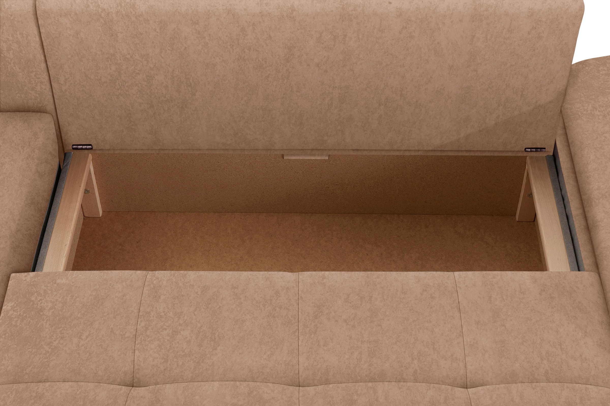 sit&more Ecksofa Labene, wahlweise mit Bettfunktion und Bettkasten, inkl. Rückenkissen
