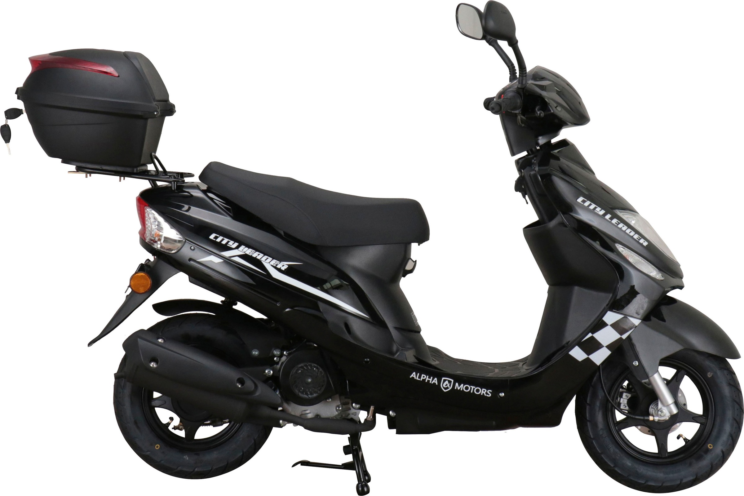 Alpha Motors Motorroller »CityLeader«, 50 cm³, 25 km/h, Euro 5, 2,72 PS, inkl. Topcase