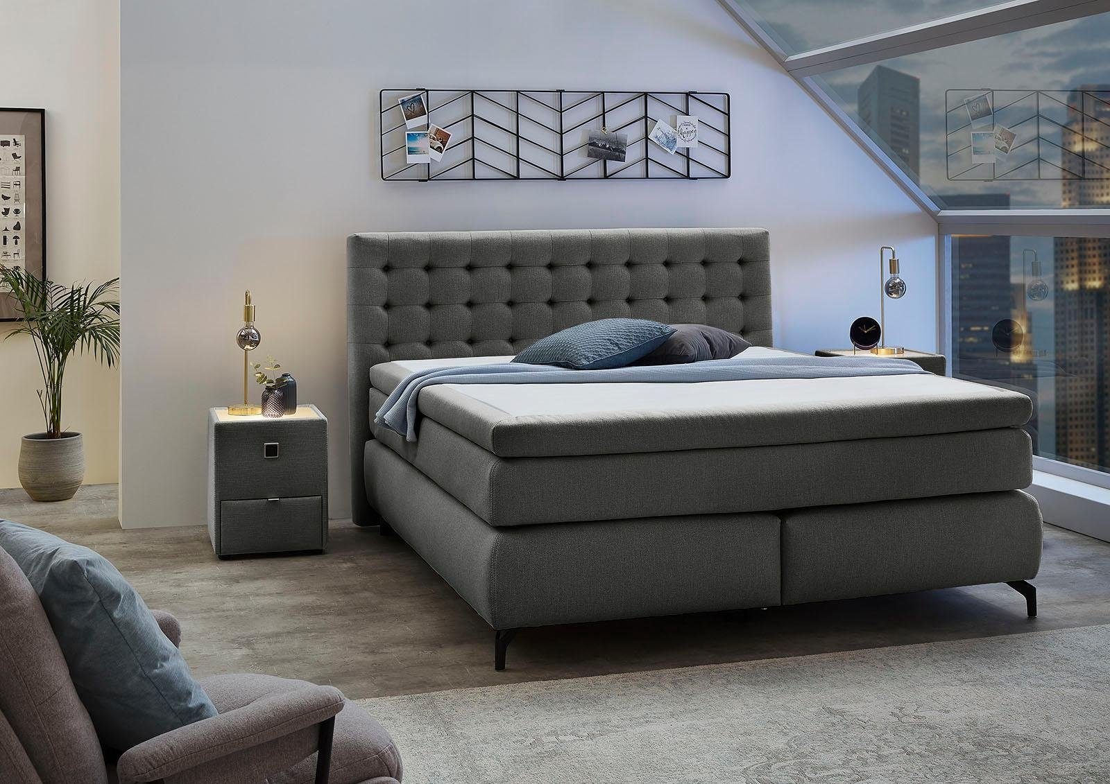Jockenhöfer Gruppe Boxspringbett »Jessica«, mit Topper, erhältlich in der G günstig online kaufen