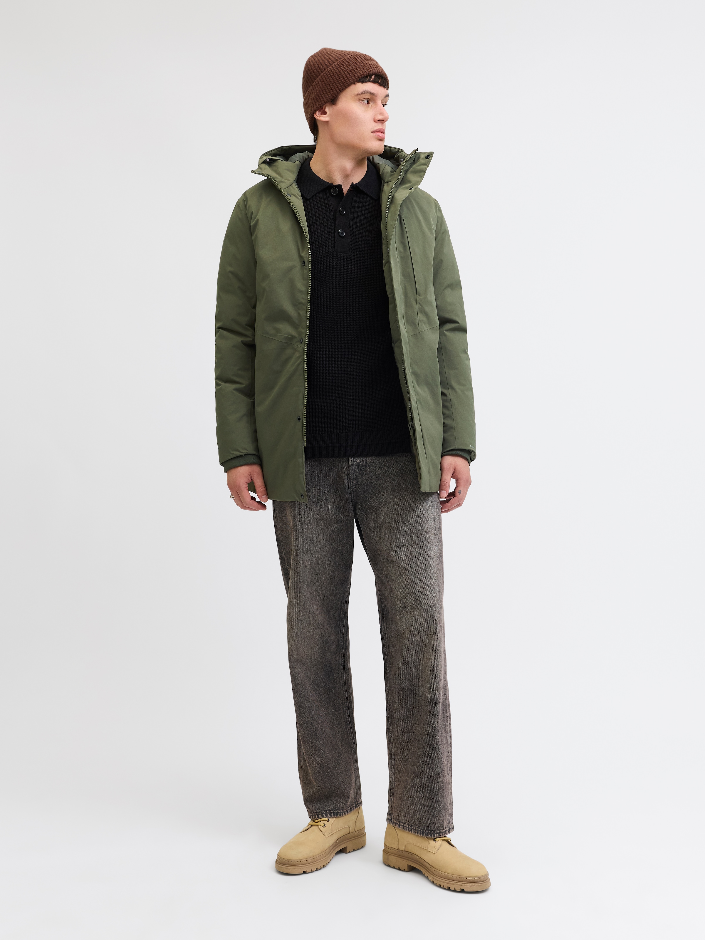 Jack & Jones Parka »JJEKEEN PARKA AW25 SN« mit Kapuze