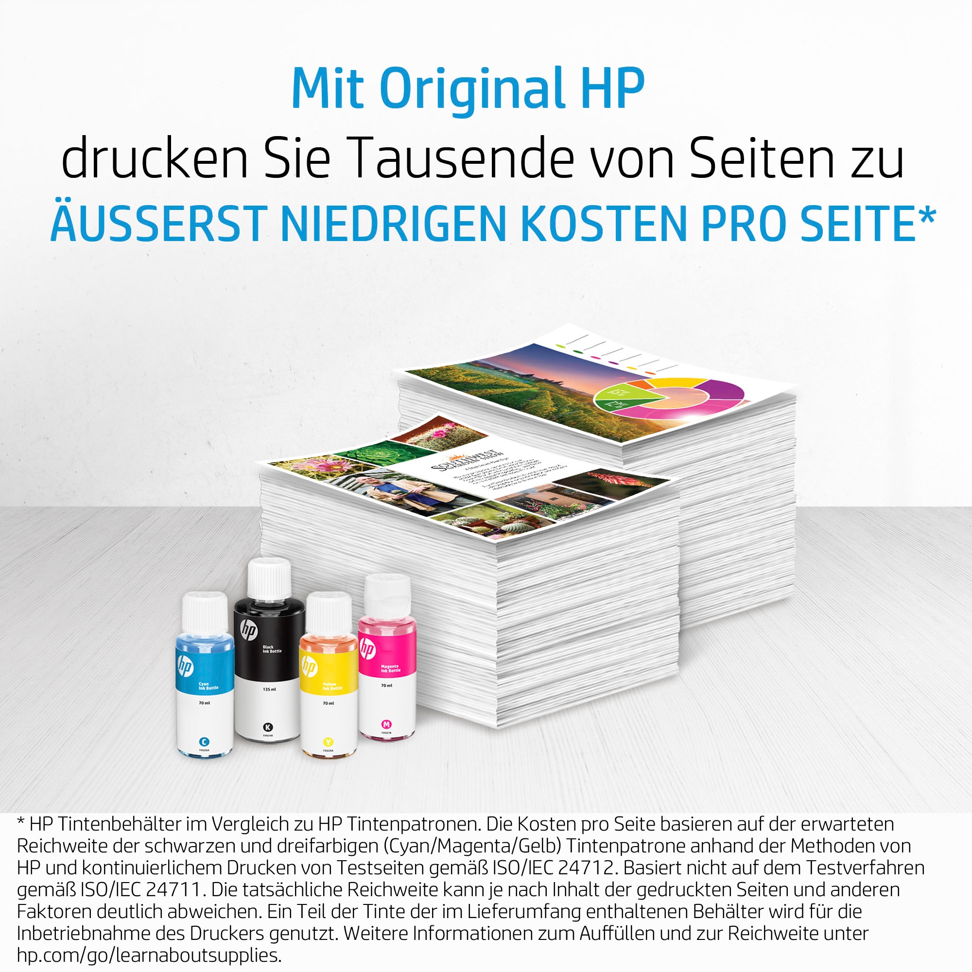 HP Nachfülltinte »original Tintenflasche 31 Gelb, 70 ml« für HP 1 Stk. tlg.