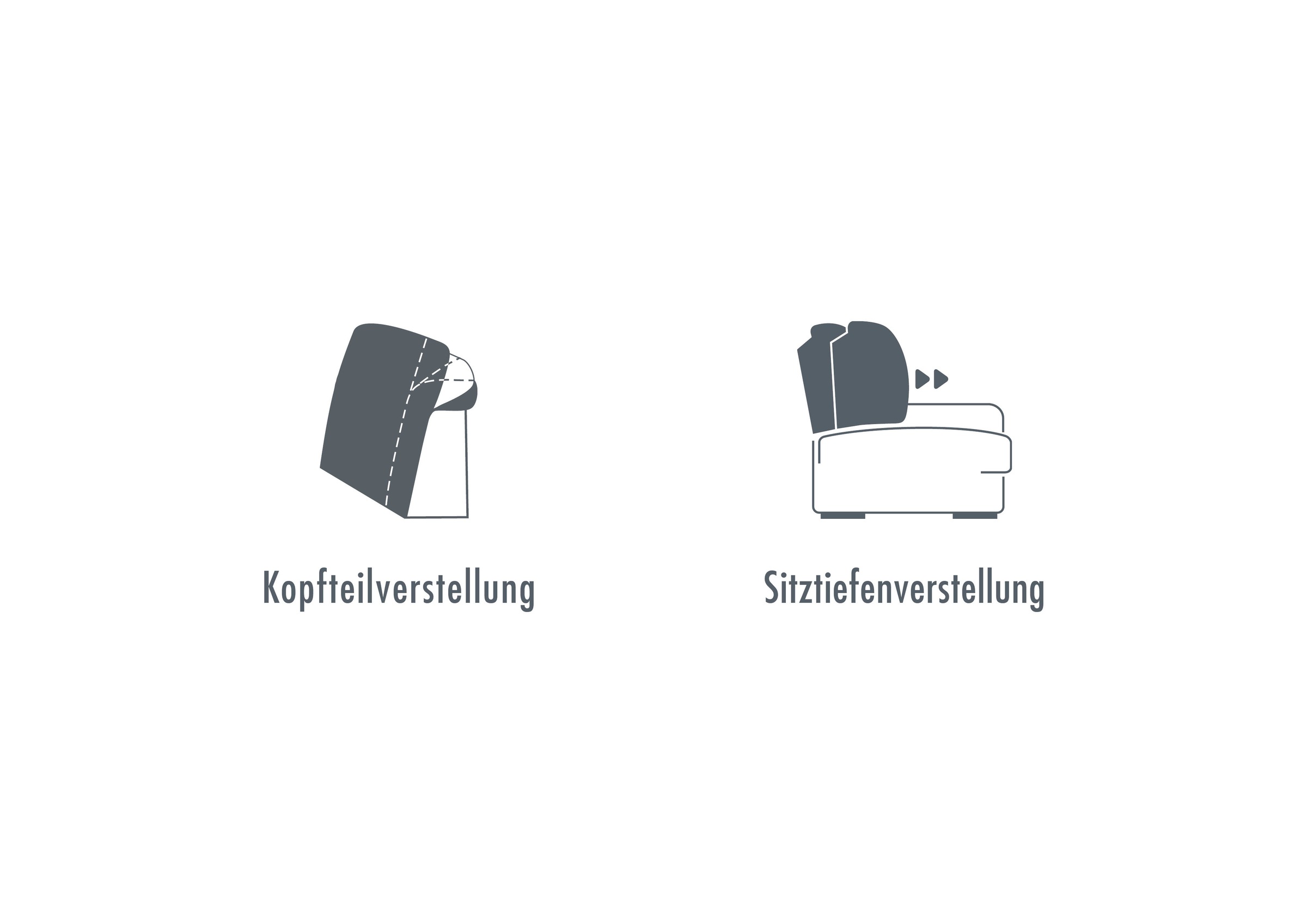 Die PlanBar Ecksofa »MP-IN16012 L-Form mit Federkern-Polsterung«, inkl. Sitztiefenverstellung, optional mit Funktionen