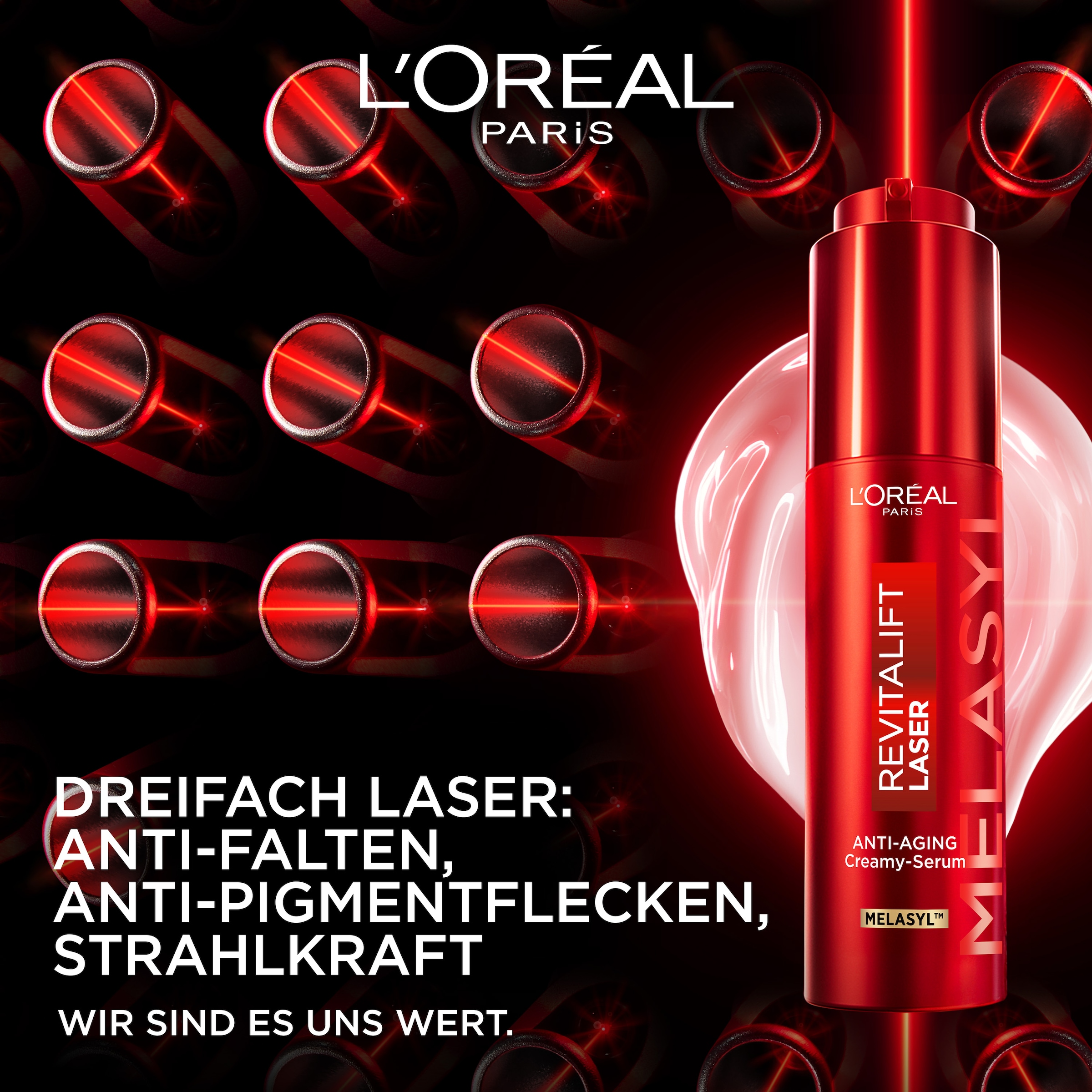 L'ORÉAL PARIS Gesichtsserum »REVITALIFT LASER ANTI-AGE CREMIGES SERUM«