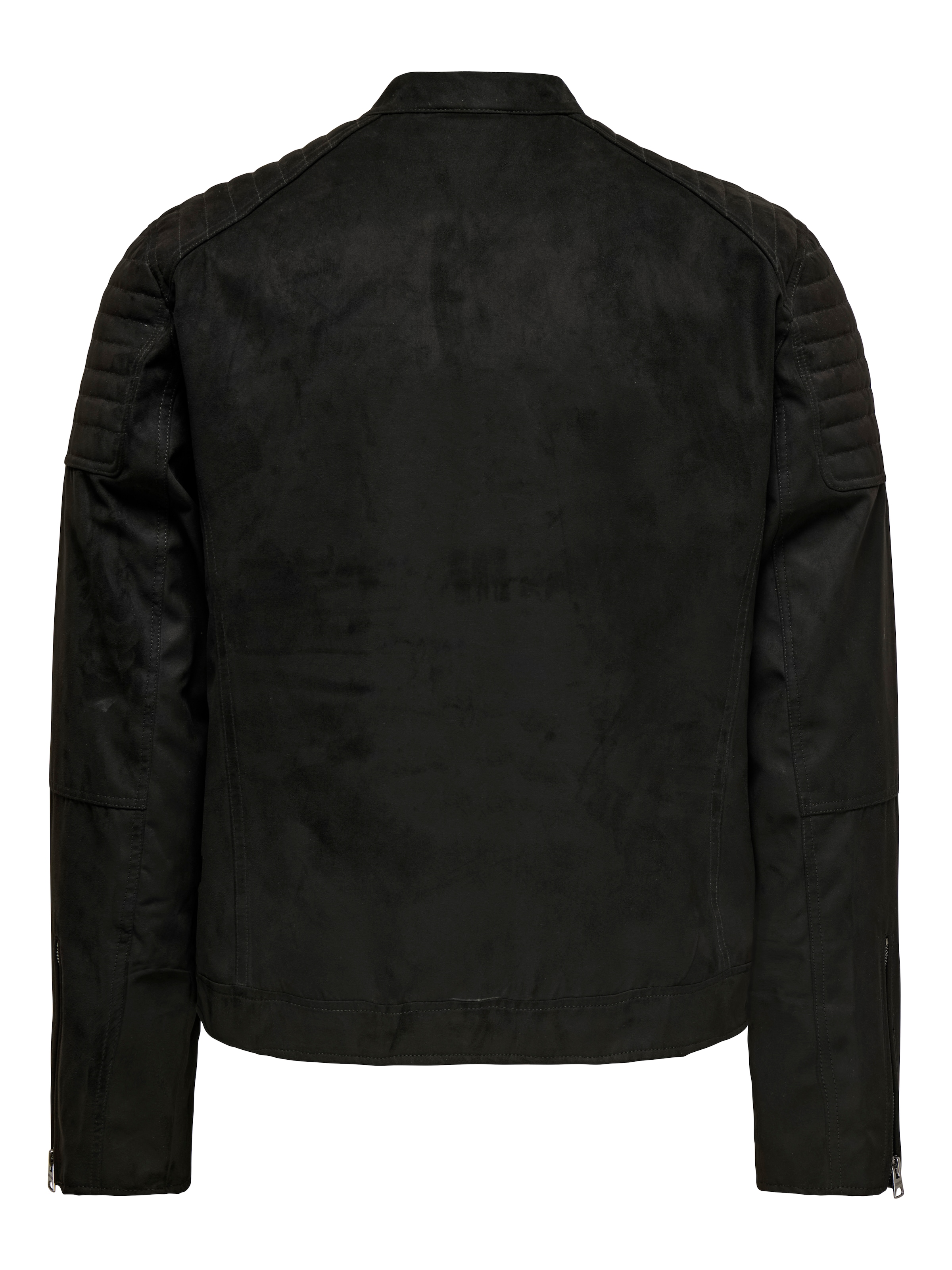ONLY & SONS Lederimitatjacke »ONSGUS FAUX SUEDE RACER JACKET OTW NOOS«, ohne Kapuze