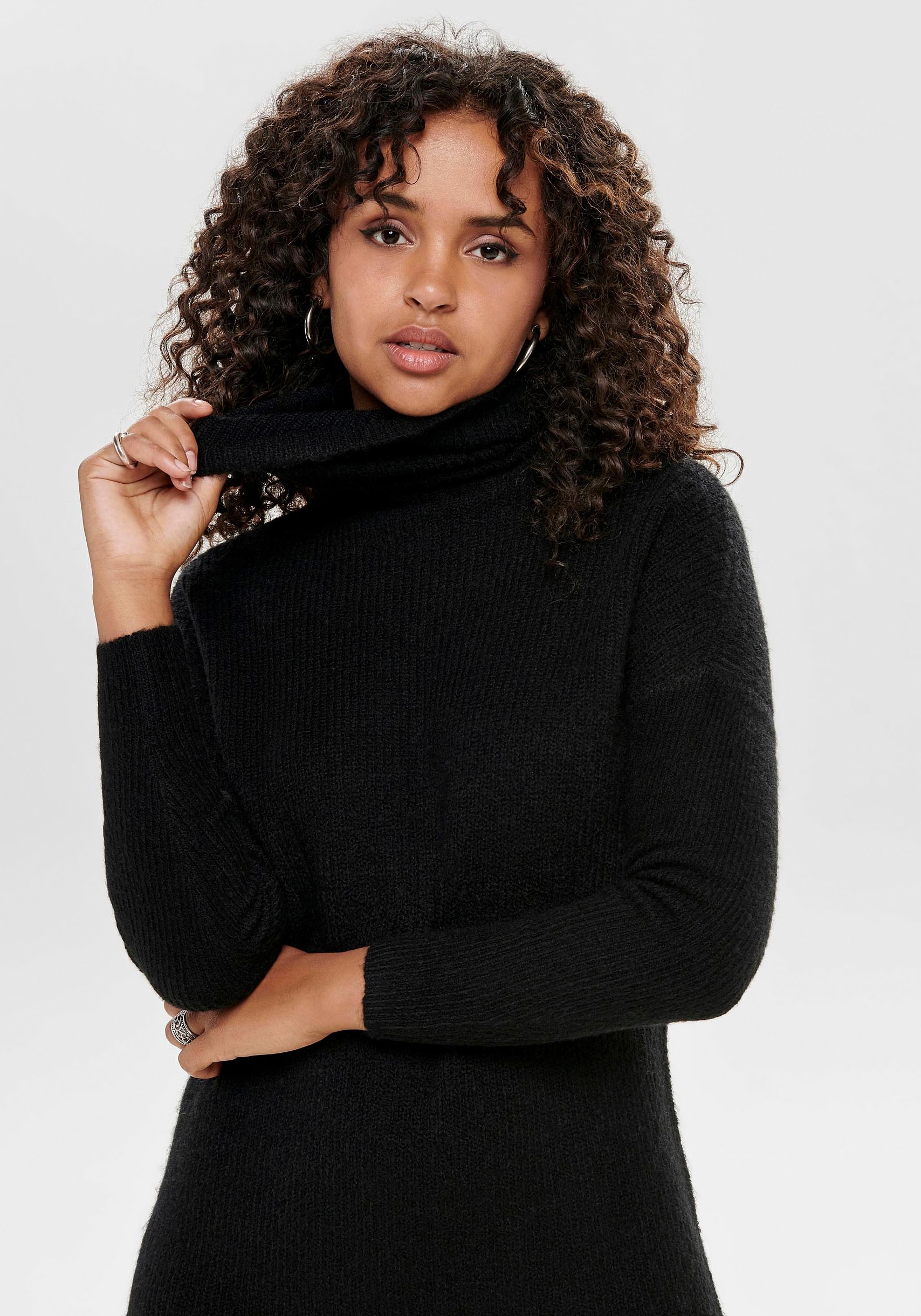 ONLY Strickkleid »ONLJANA L/S COWLNCK DRESS«