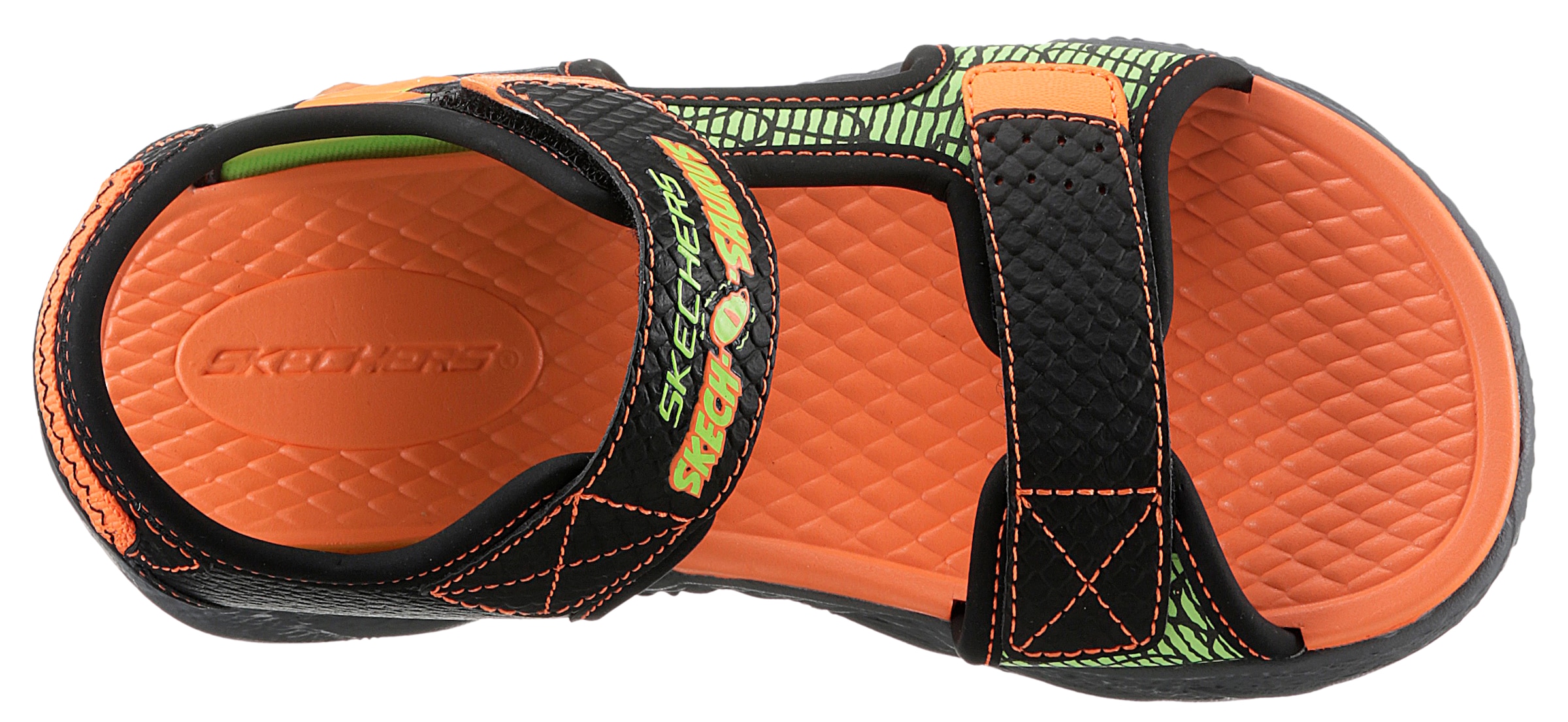 Skechers Sandale »CREATURE-SPLASH«, Sommerschuh, Klettschuh, Sandalette, mit Blinkfunktion