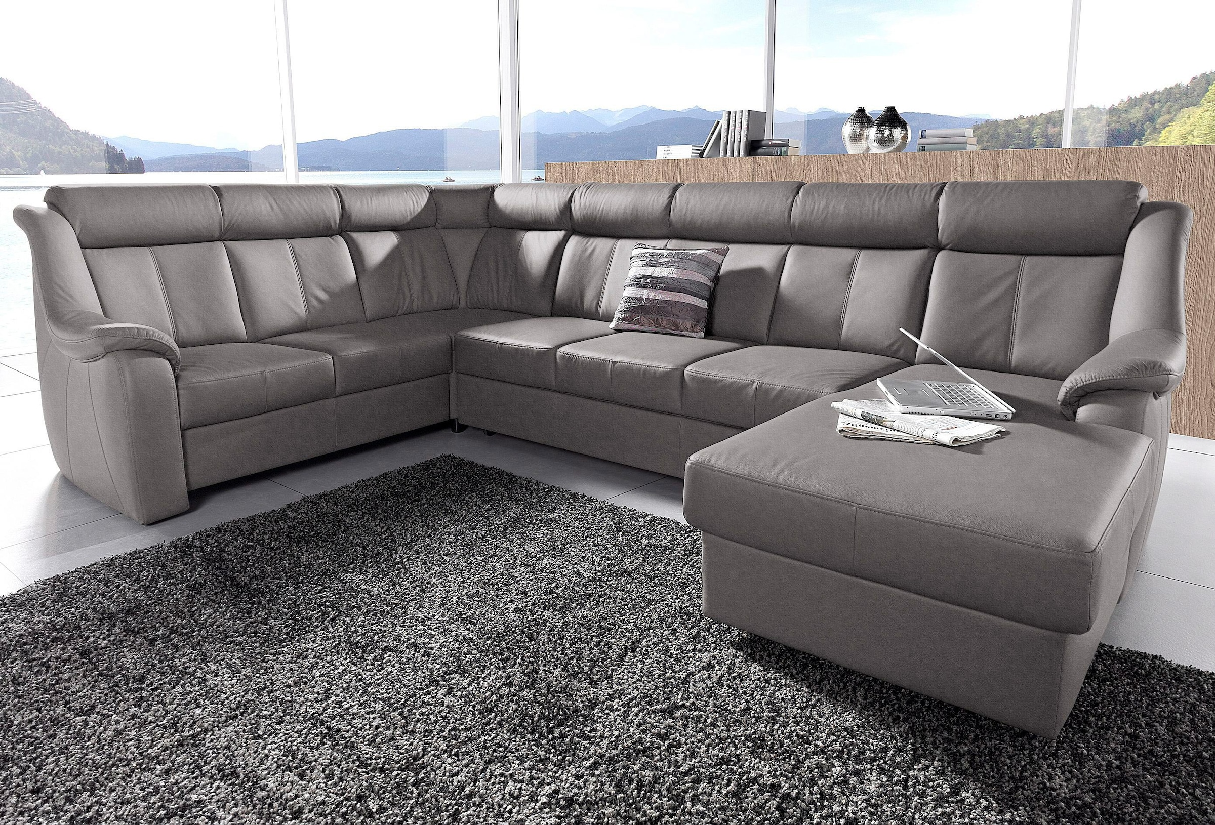 sit&more Wohnlandschaft »Basel U-Form« wahlweise mit Relaxfunktion günstig online kaufen