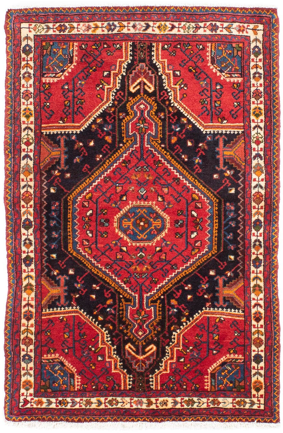 morgenland Orientteppich »Perser - Nomadic - 145 x 92 cm - rot«, rechteckig günstig online kaufen