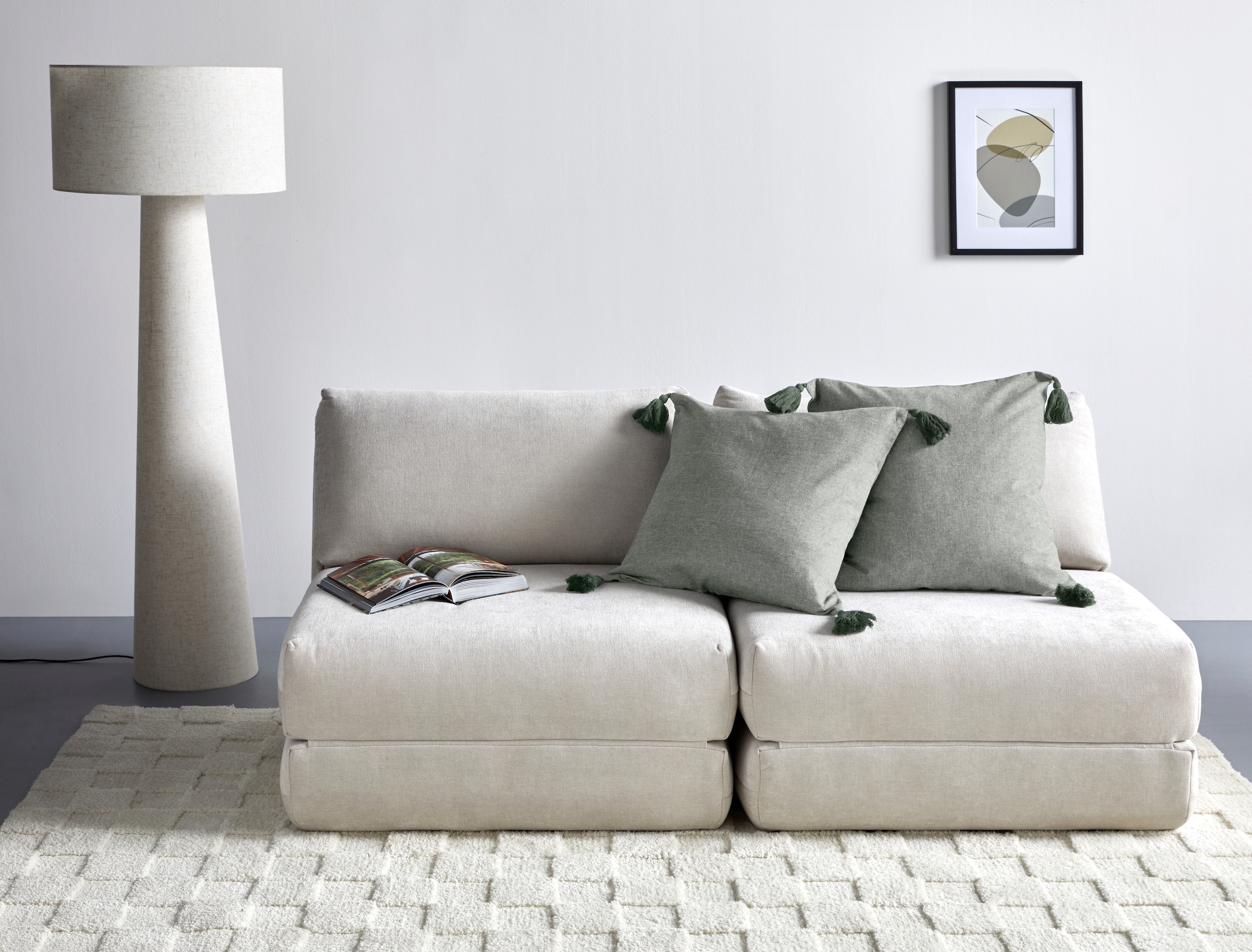 LeGer Home by Lena Gercke Kissenbezug »Jada«, (2 St.), Kissenhülle ohne Füllung, 2-er Set, modern und zeitloses Design, 50x50