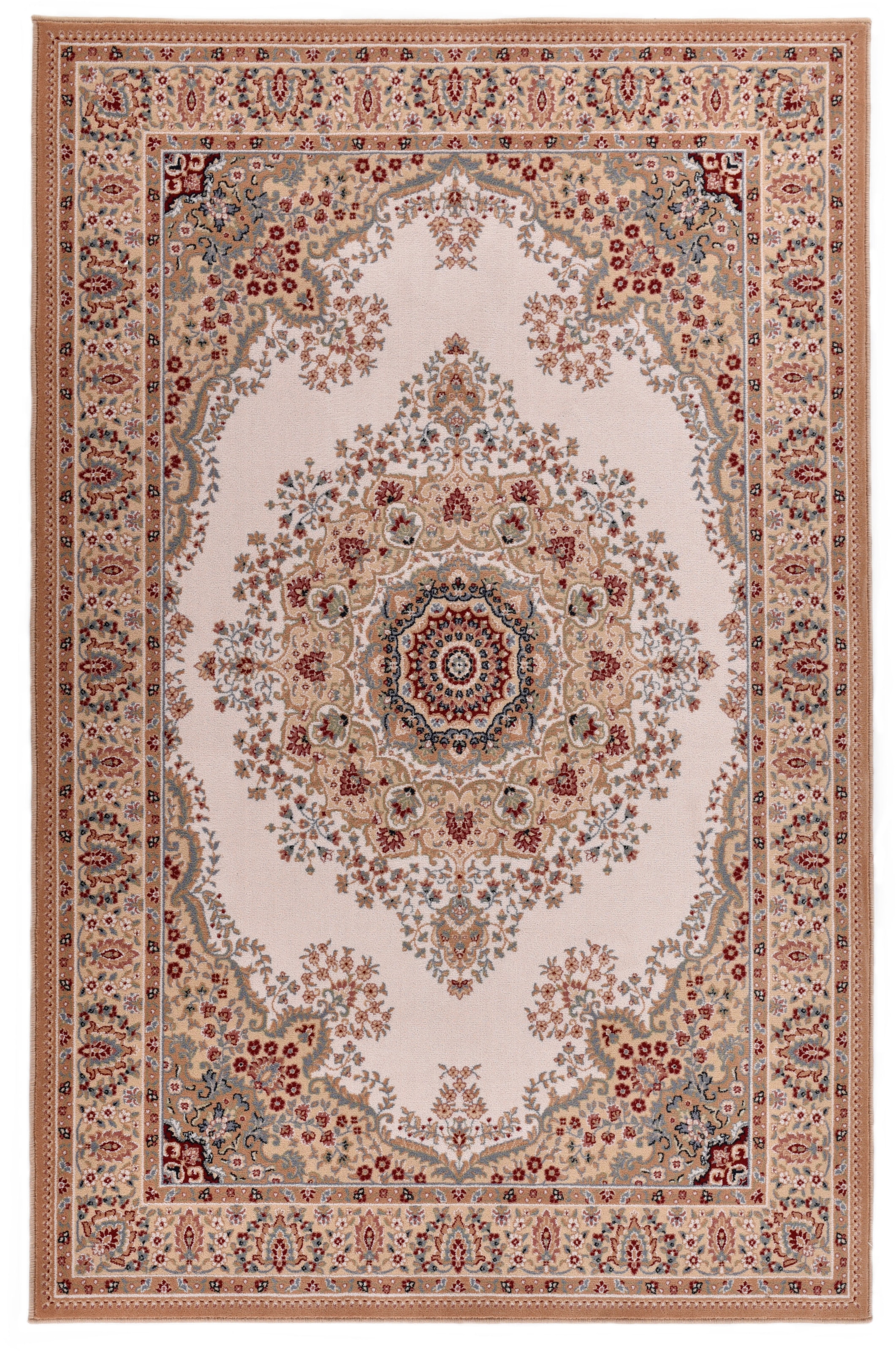 THEKO Wollteppich »Dolna - 809«, rechteckig, 10 mm Höhe, Kurzflor, reine Wolle, Orient-Optik