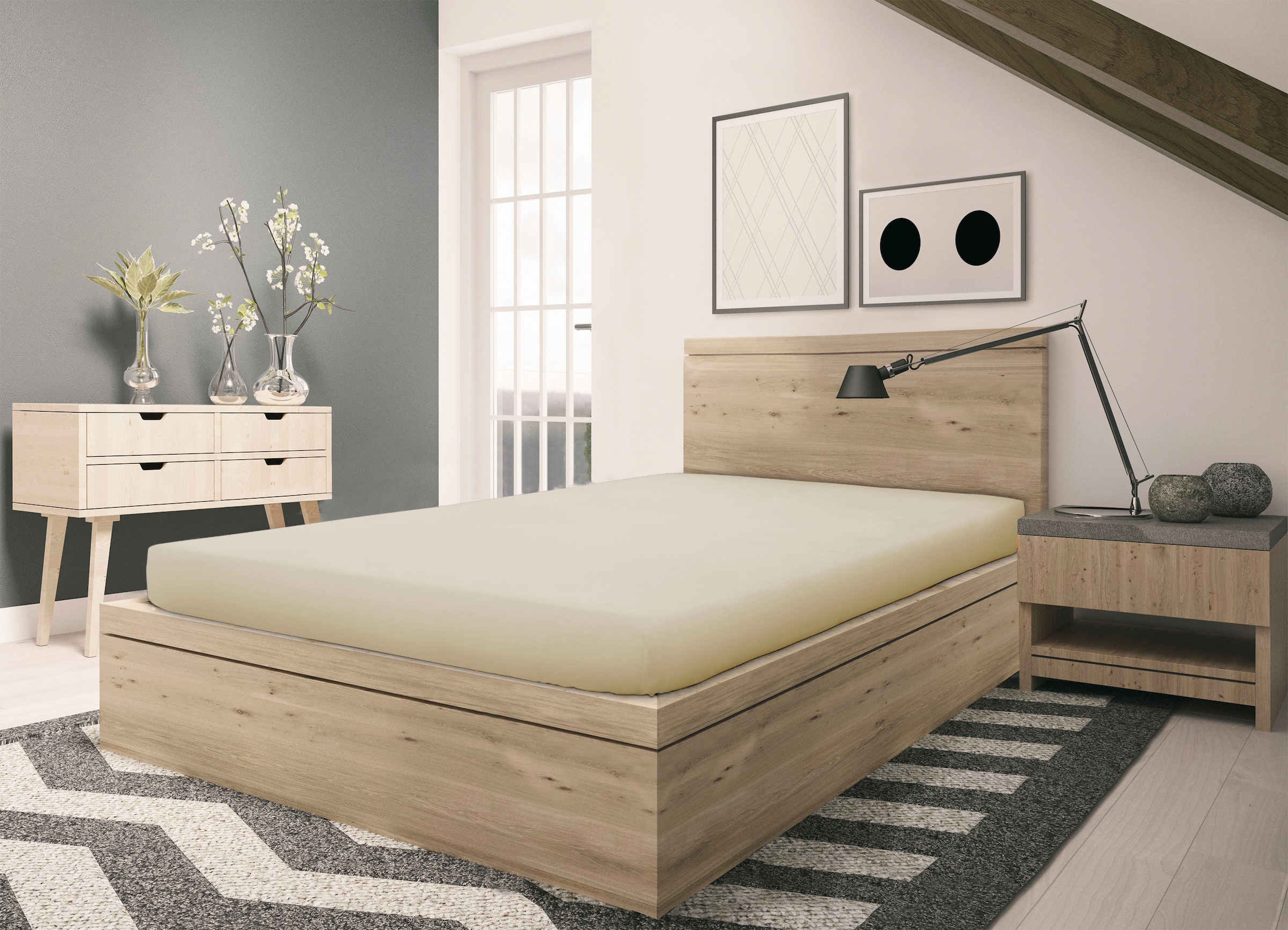 SETEX Spannbettlaken "GOTS Feinbiber Spannbettlaken" aus zertifizierter Bio günstig online kaufen