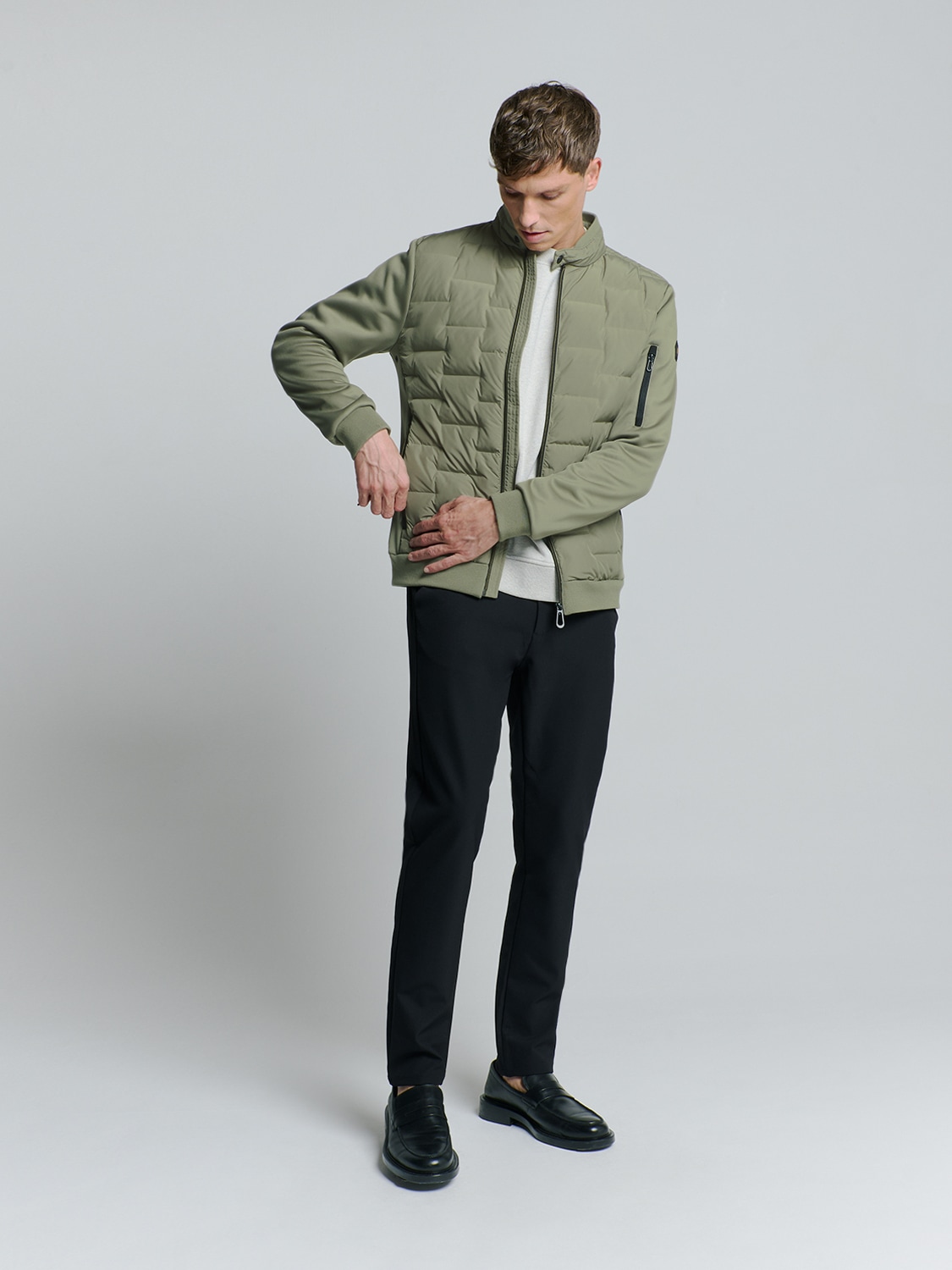 NO EXCESS Leichtdaunenjacke »No Excess Kurz geschnittene jacke«
