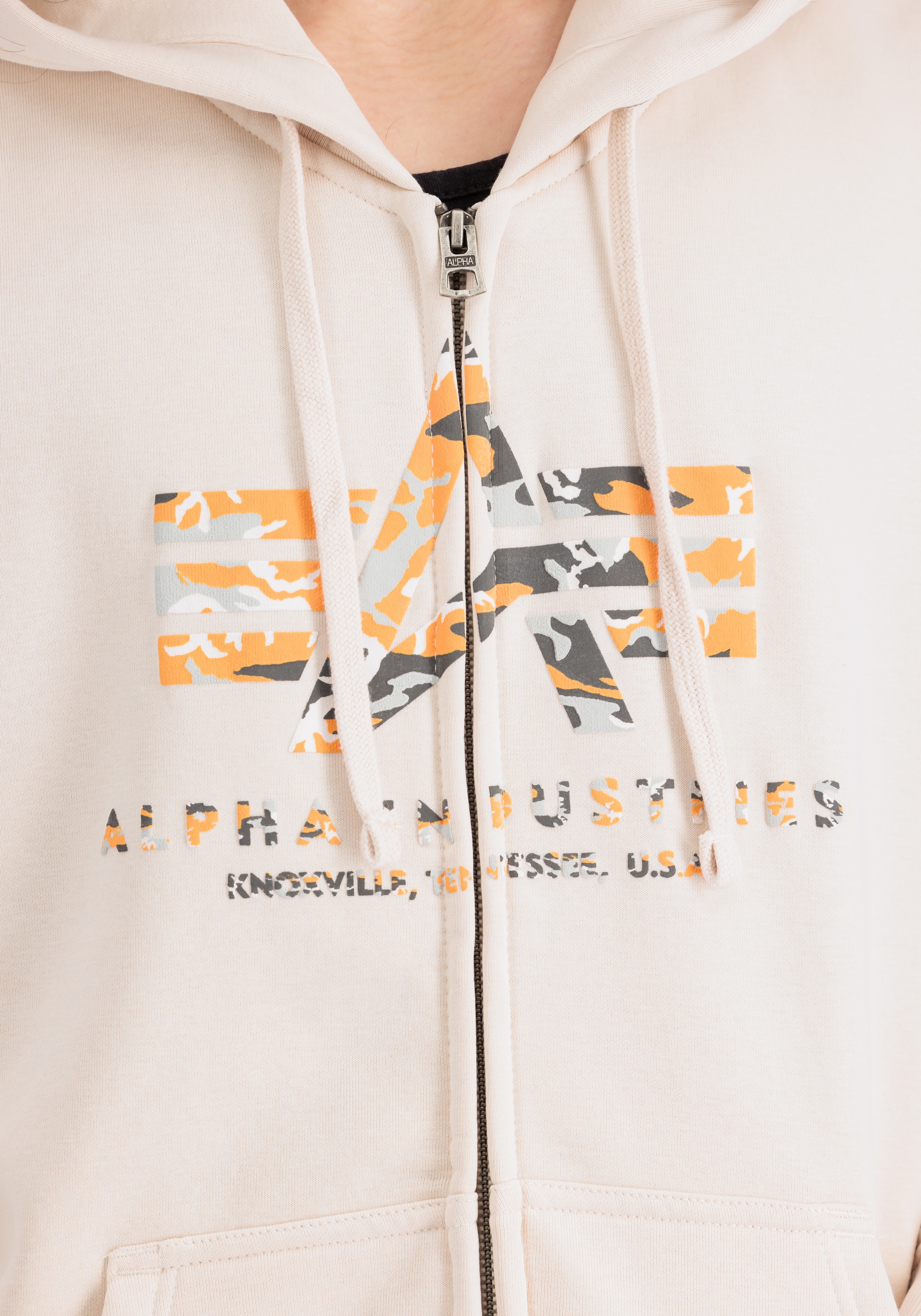 Alpha Industries Hoodie »Alpha Industries Men - Hoodies Basic Zip Hoodie PP Camo«