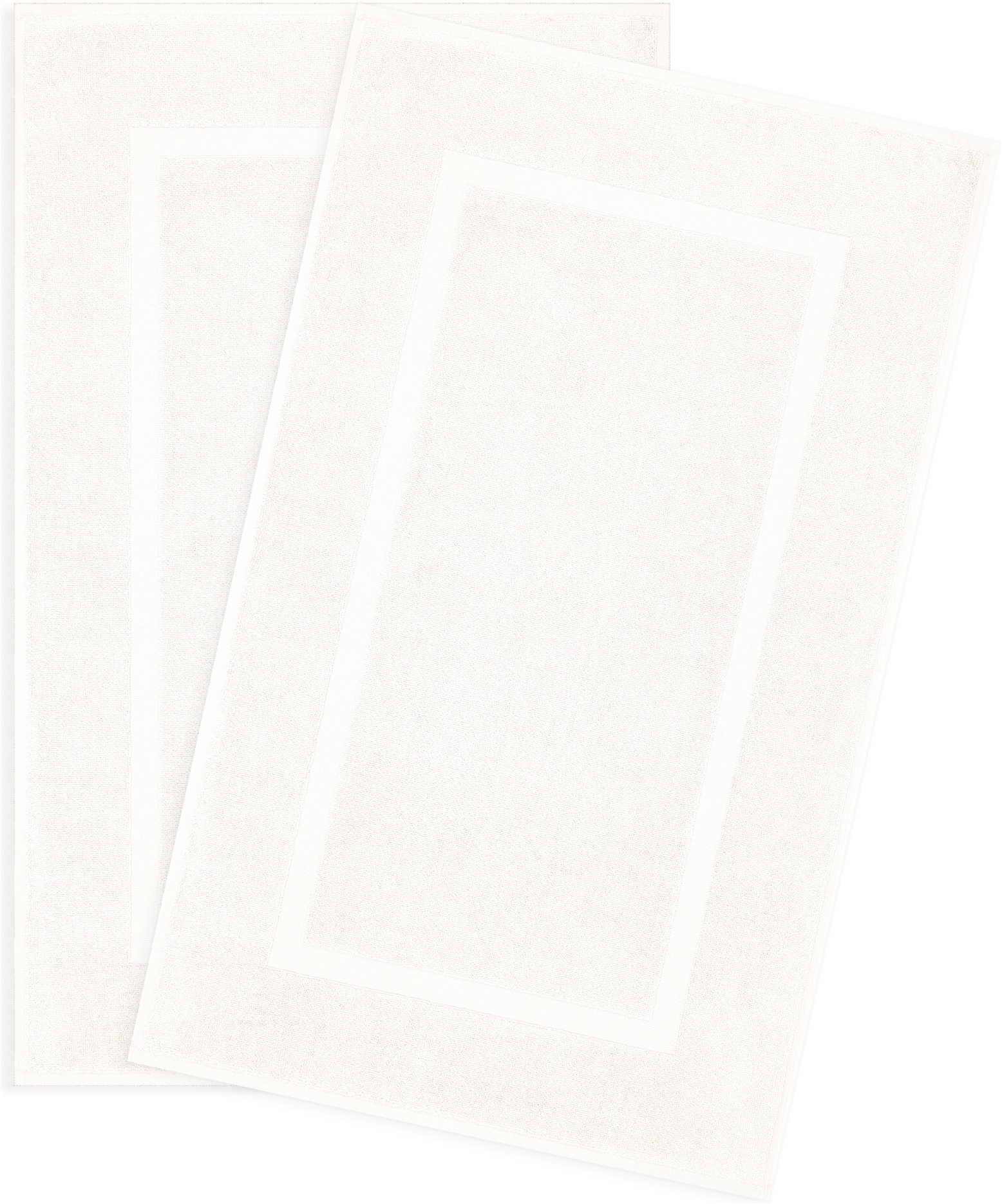 HAMMETEX Badematte »Hotelmatte, Duschvorleger« Höhe 5 mm rutschhemmend beschichtet beidseitig nutzbar 2-teiliges Set, einfarbig, 100% Baumwolle