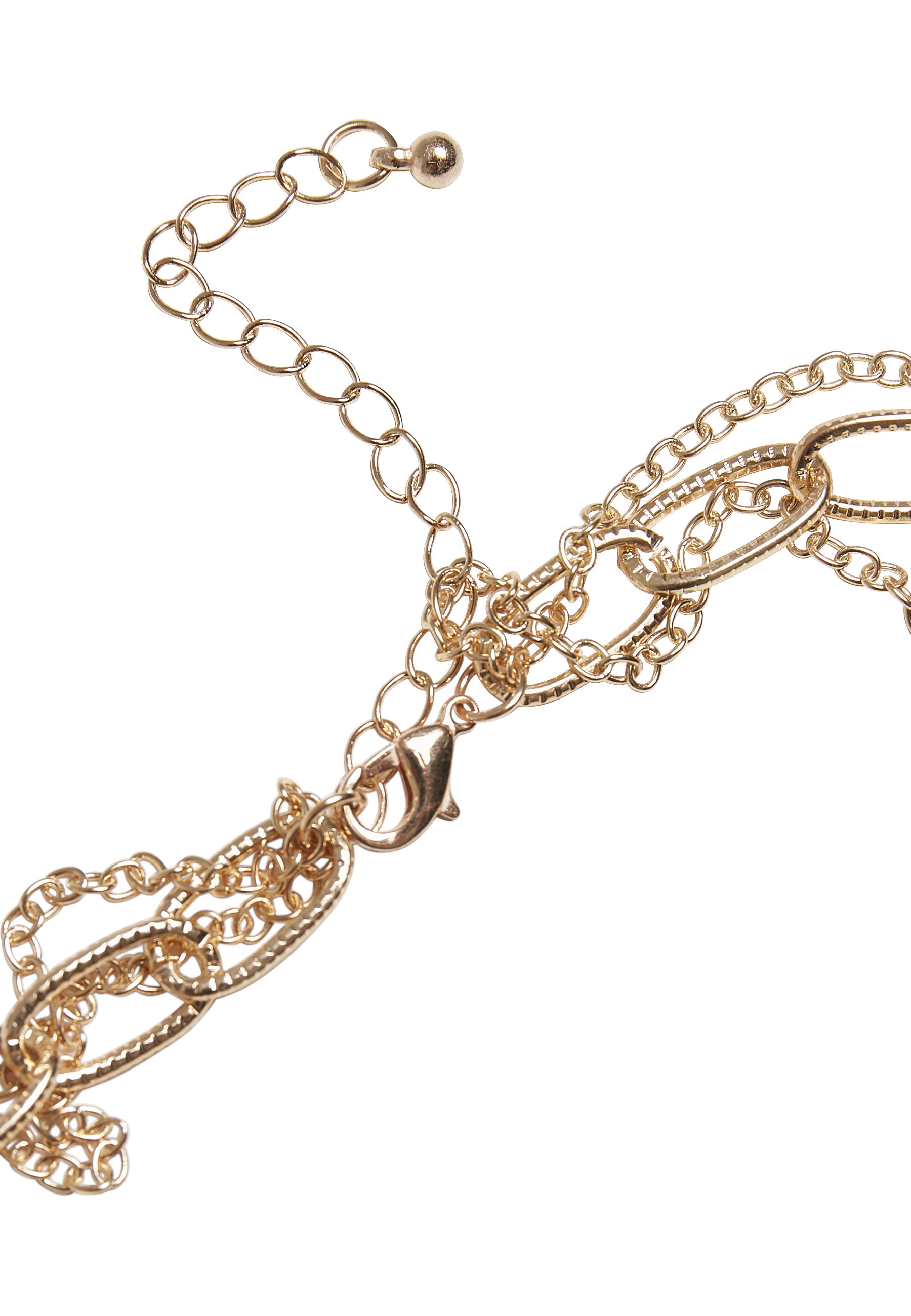 URBAN CLASSICS Edelstahlkette »Urban Classics Unisex Patricia Layering Necklace«