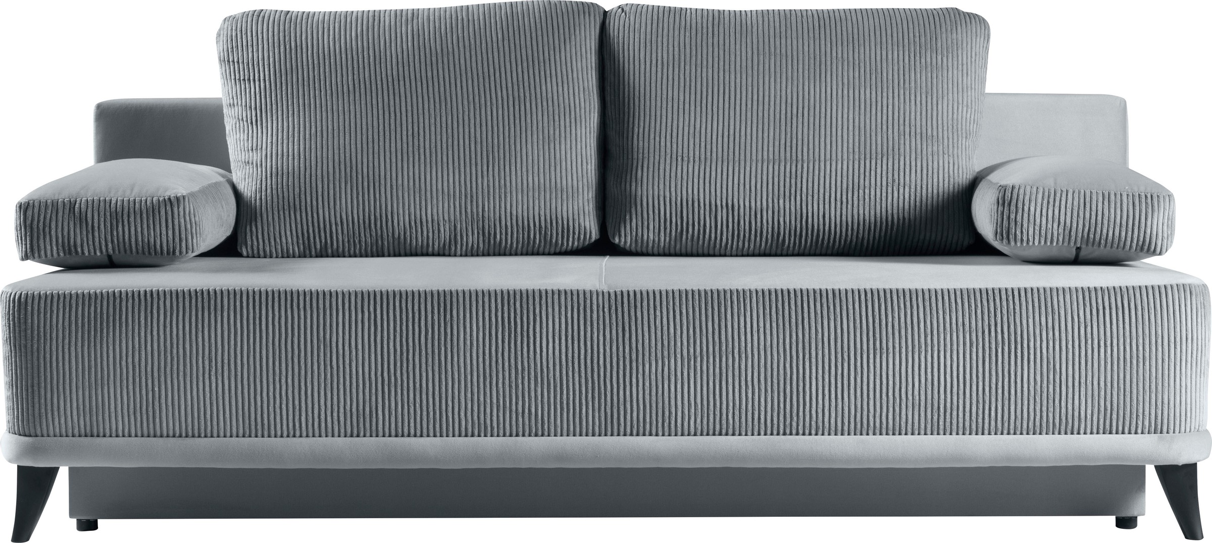 WERK2 Schlafsofa »Rosso«, 2-Sitzer Sofa und Schlafcouch mit Federkern & Bettkasten