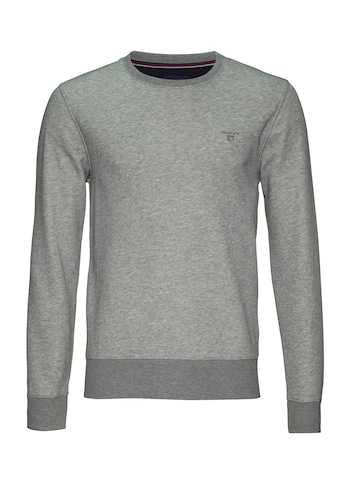Gant Sweatshirt »ORIGINAL C-NECK SWEAT«, mit Rippbündchen an Saum und Ärmel kaufen