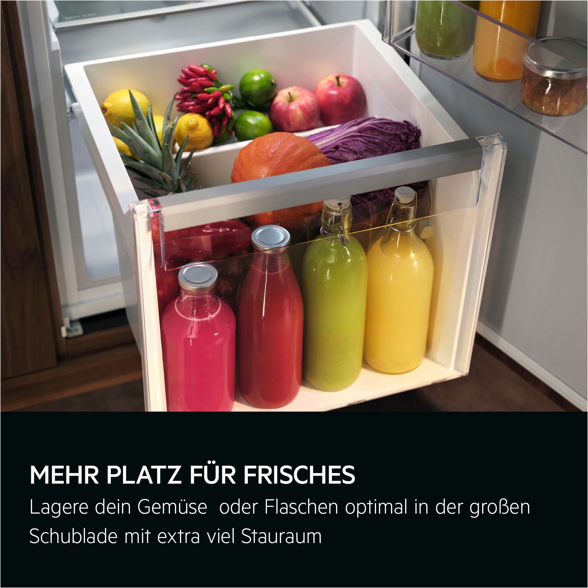 AEG Einbaukühlgefrierkombination 6000 »TF6FS181DC« 176,9 cm hoch 55,7 cm breit DynamicAir: Für gleichmäßige Kälteverteilung