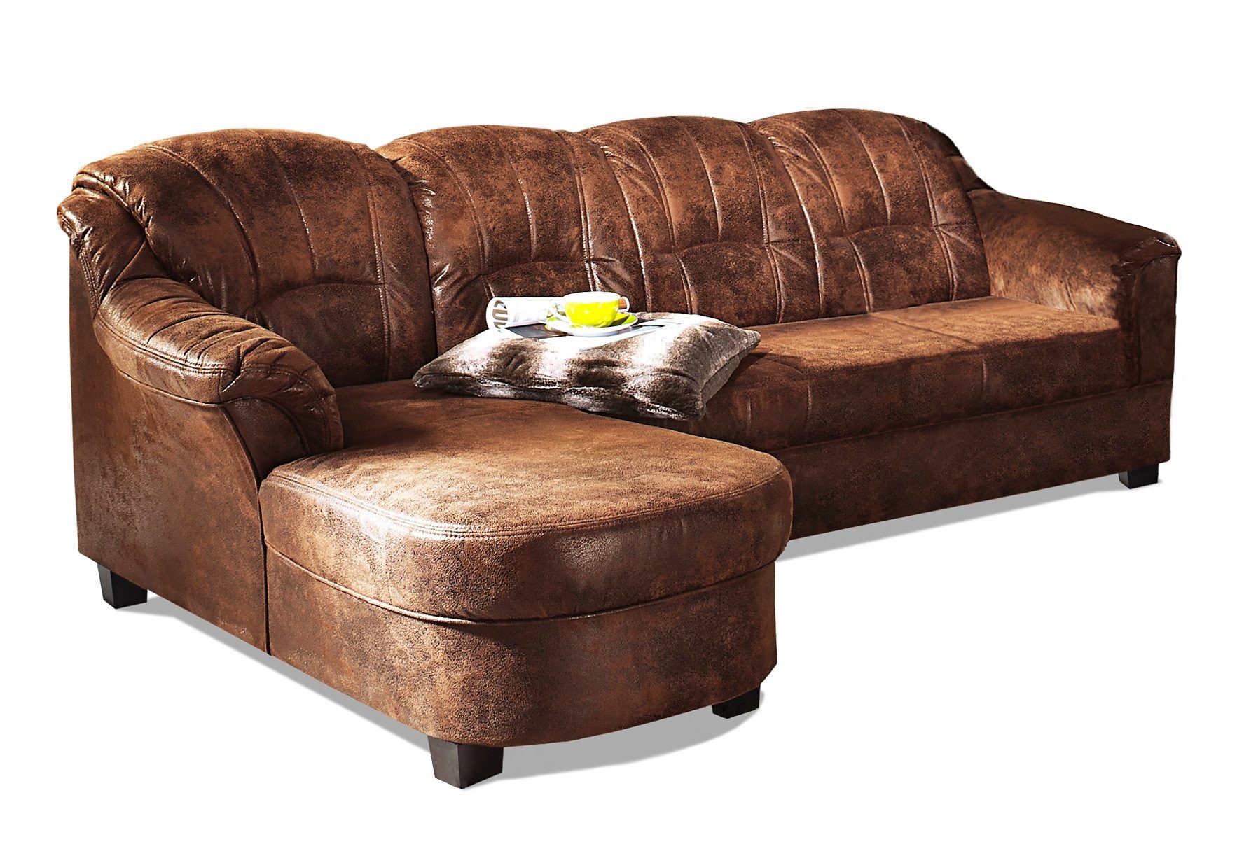 Home affaire Ecksofa »Budapest zeitlos & elegant, bequeme Armlehnen, L-Form günstig online kaufen