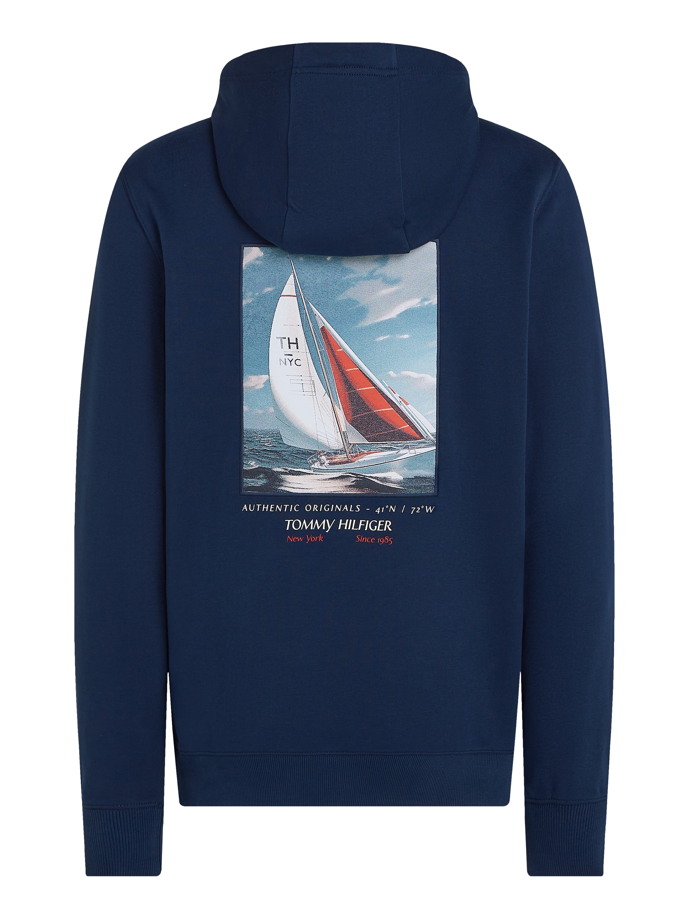 Tommy Hilfiger Kapuzensweatshirt »HILFIGER COLOR PHOTO PRT HOODIE«, mit großem Fotoprint auf dem Rücken
