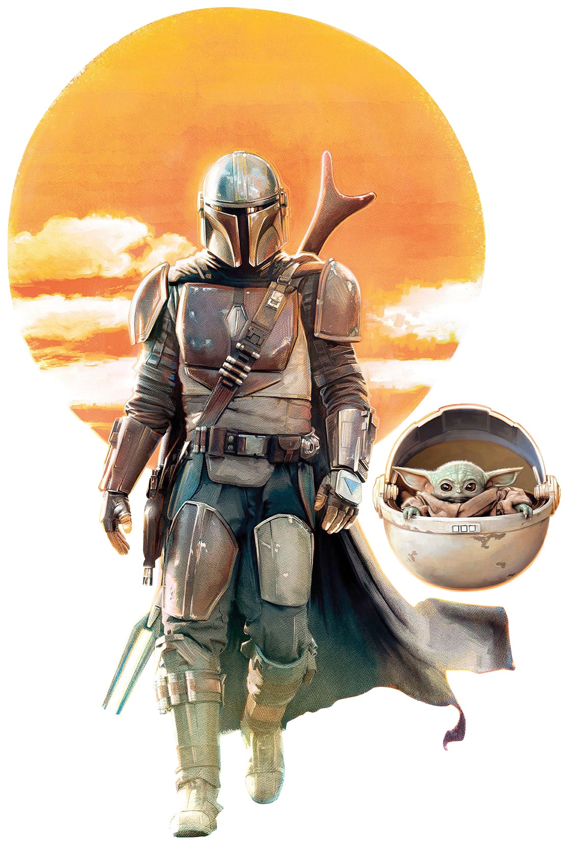 Komar Bild »Mandalorian The Child Family Trip« Disney   Star Wars 1 Stk. tl günstig online kaufen