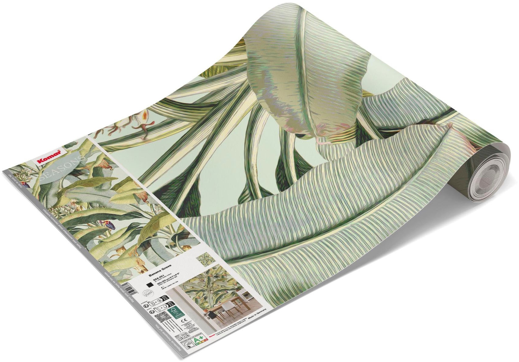 Komar Fototapete »Vlies Fototapete - Banana Grove - Größe 200 x 250 cm« Motiv | bedruckt glatt