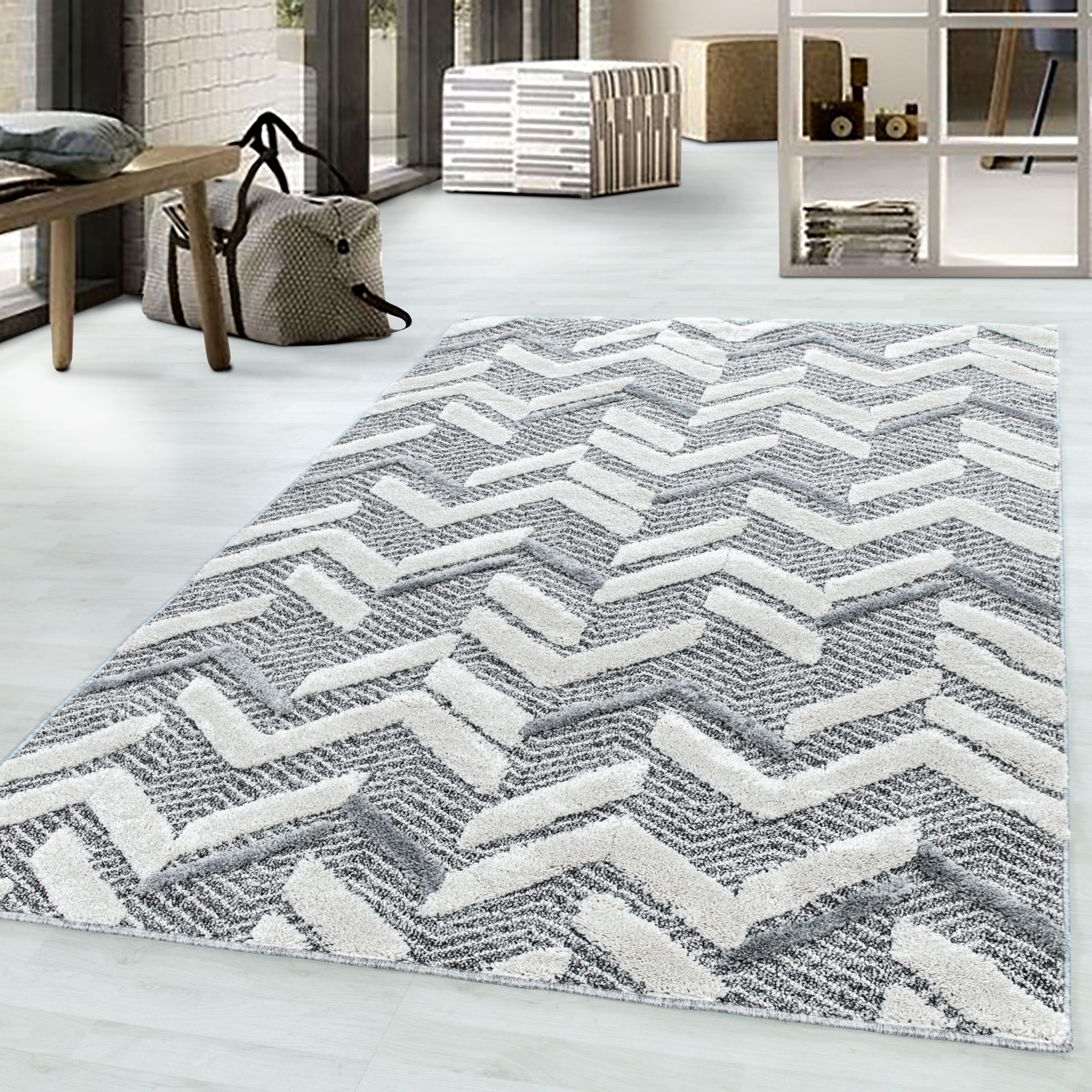 Ayyildiz Teppiche Teppich »PISA 4705«, rechteckig, 20 mm Höhe, Läufer, rund günstig online kaufen