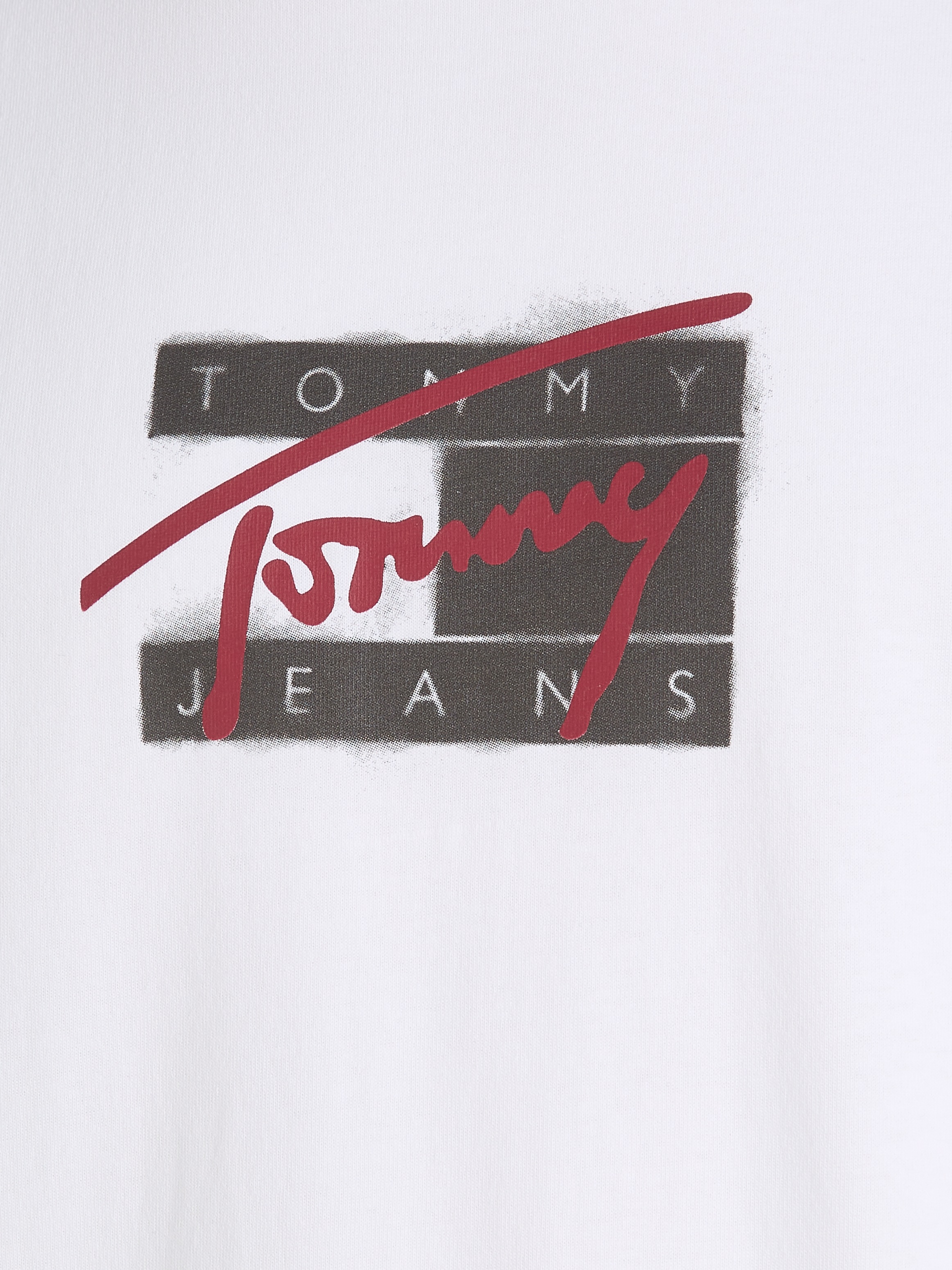 Tommy Jeans Plus T-Shirt »TJM REG STREET SIG FLAG TEE EXT«, Große Größen mit Print