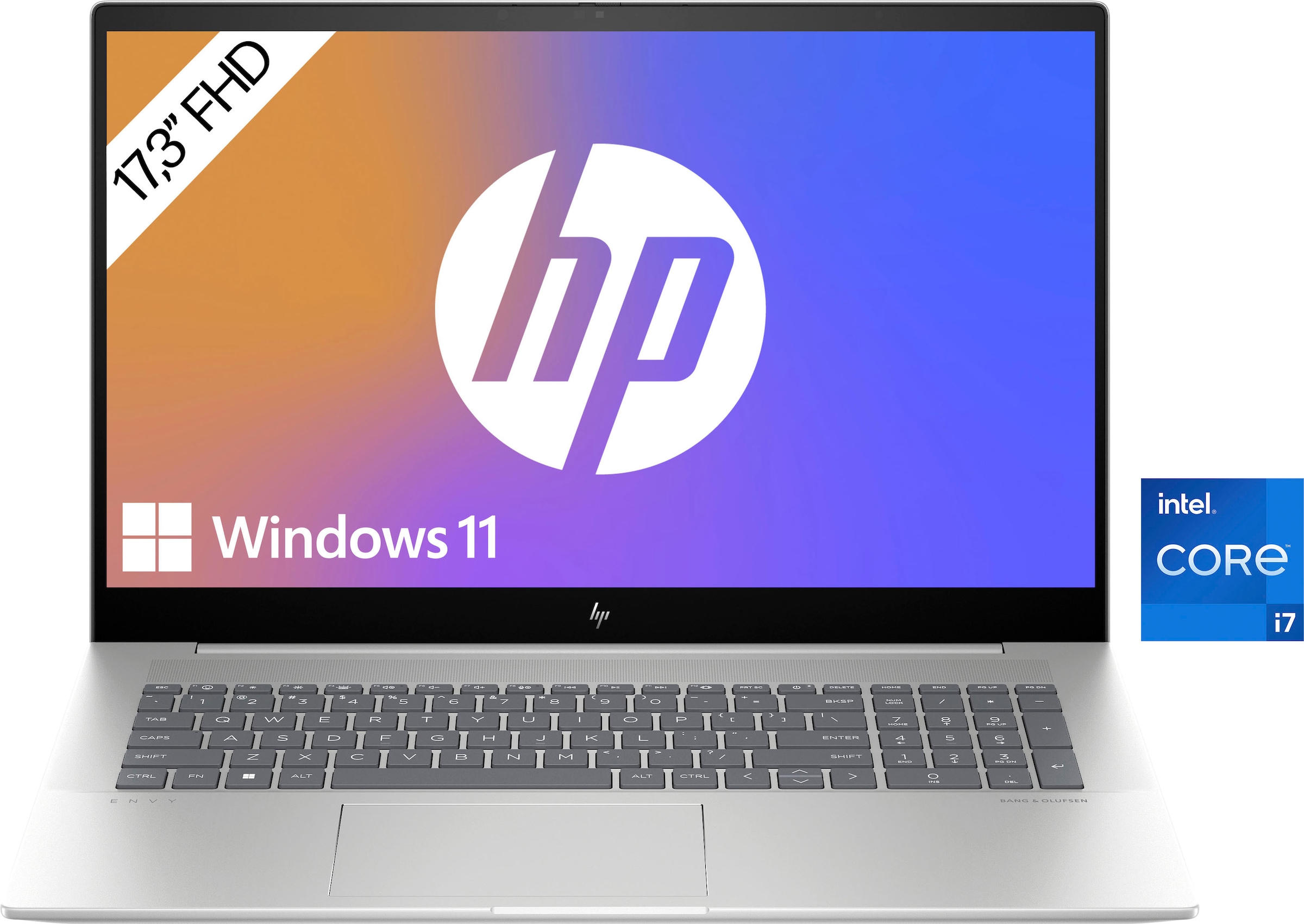 HP Notebook »Envy 17-cw0074ng«, 43,9 Xe Iris Zoll, 17,3 i7, GB Core SSD Rechnung bestellen Graphics, auf 1000 Intel, / cm