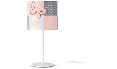 Paco Home Deckenleuchte »Cosmo 220«, 1 flammig-flammig, Lampe Kinderzimmer  Deckenlampe Rosa Schmetterling Blumen Karo E27 online bestellen