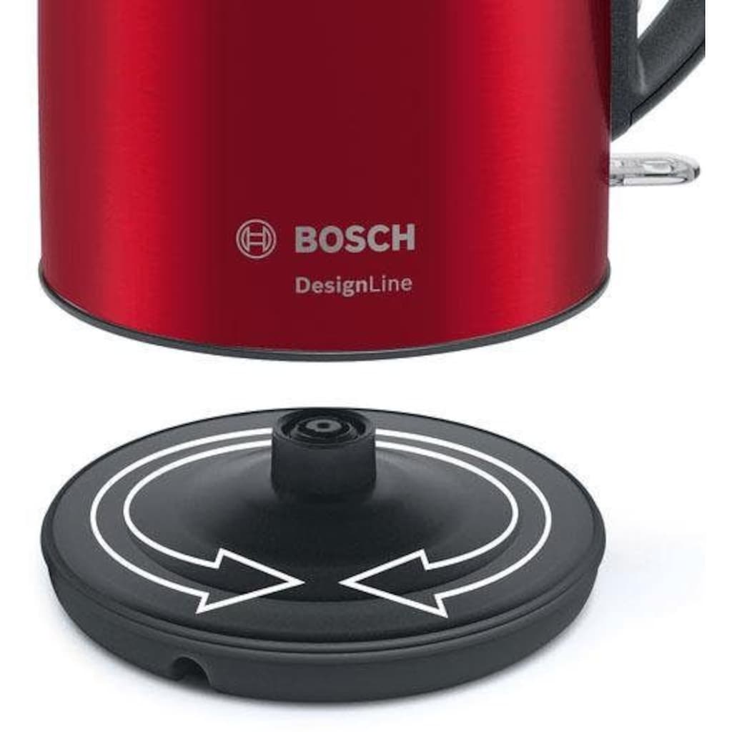 BOSCH Wasserkocher »TWK3P424 DesignLine«, 1,7 l, 2400 W