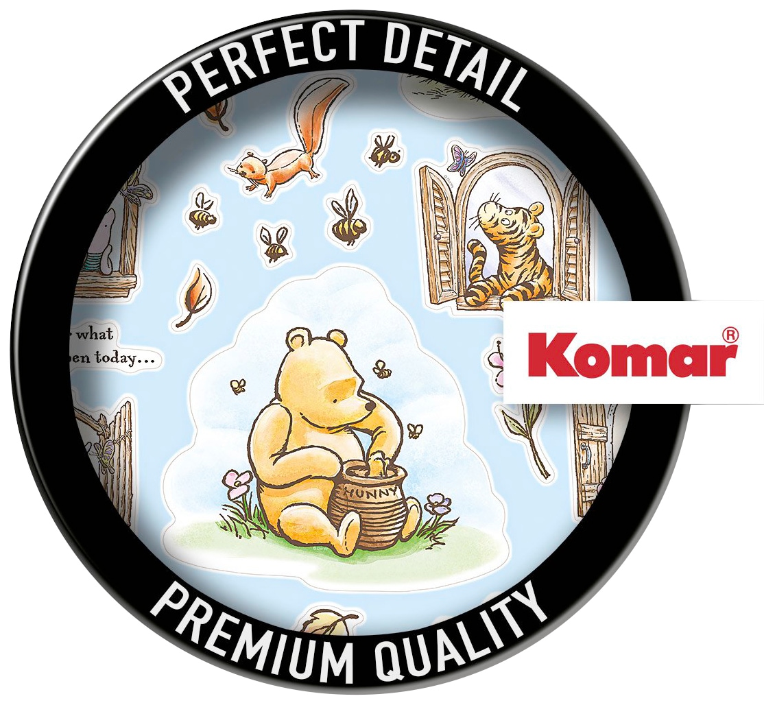 Komar Wandtattoo »Winnie the Pooh Adventures - Größe 50 x 70 cm«, (61 St.), selbstklebend, Wandsticker, Kinderzimmer