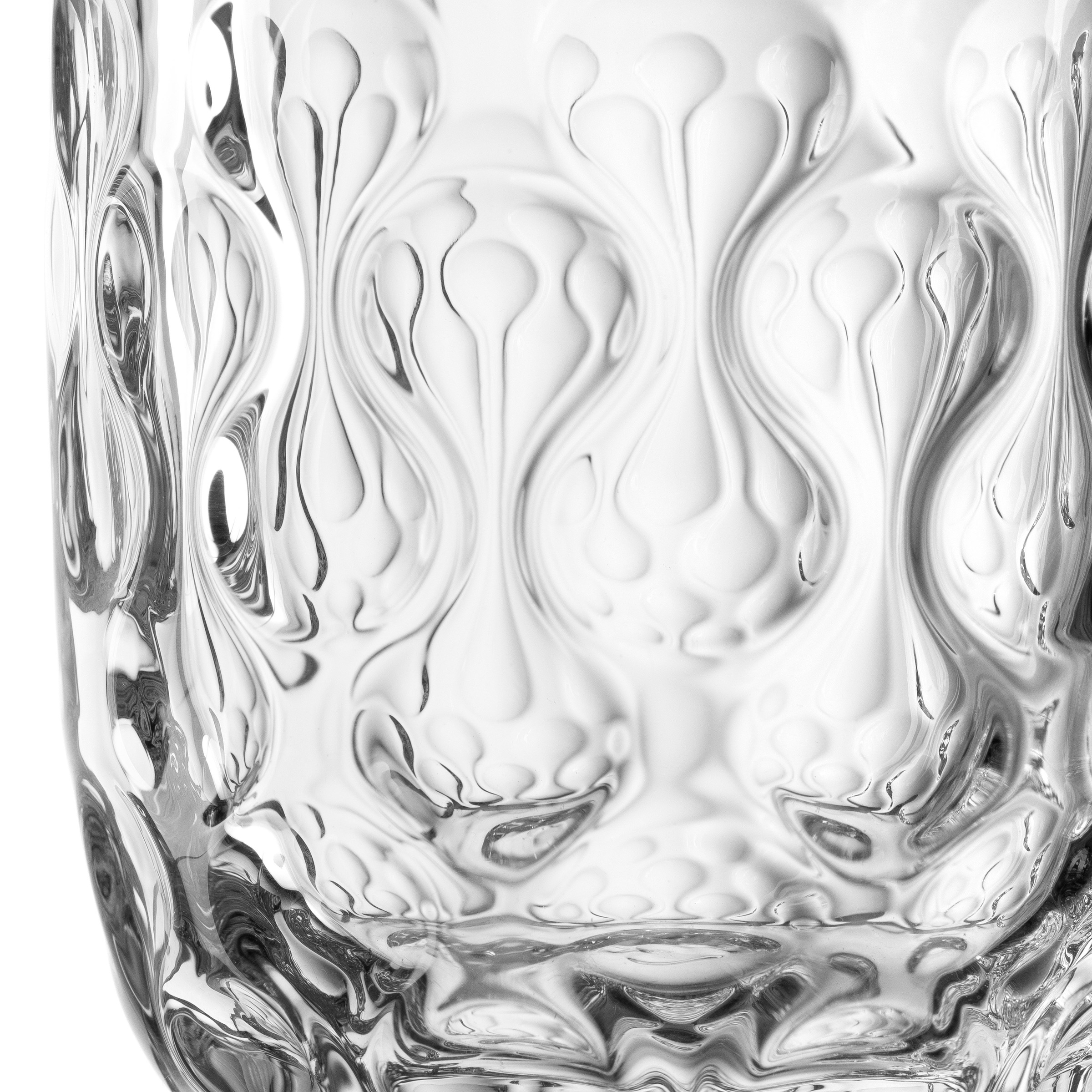 LEONARDO Latte-Macchiato-Glas »GOCCE, 380 ml, 6er-Set«, (Set, 6 tlg.), 2. Variante, mit Tropfenrelief