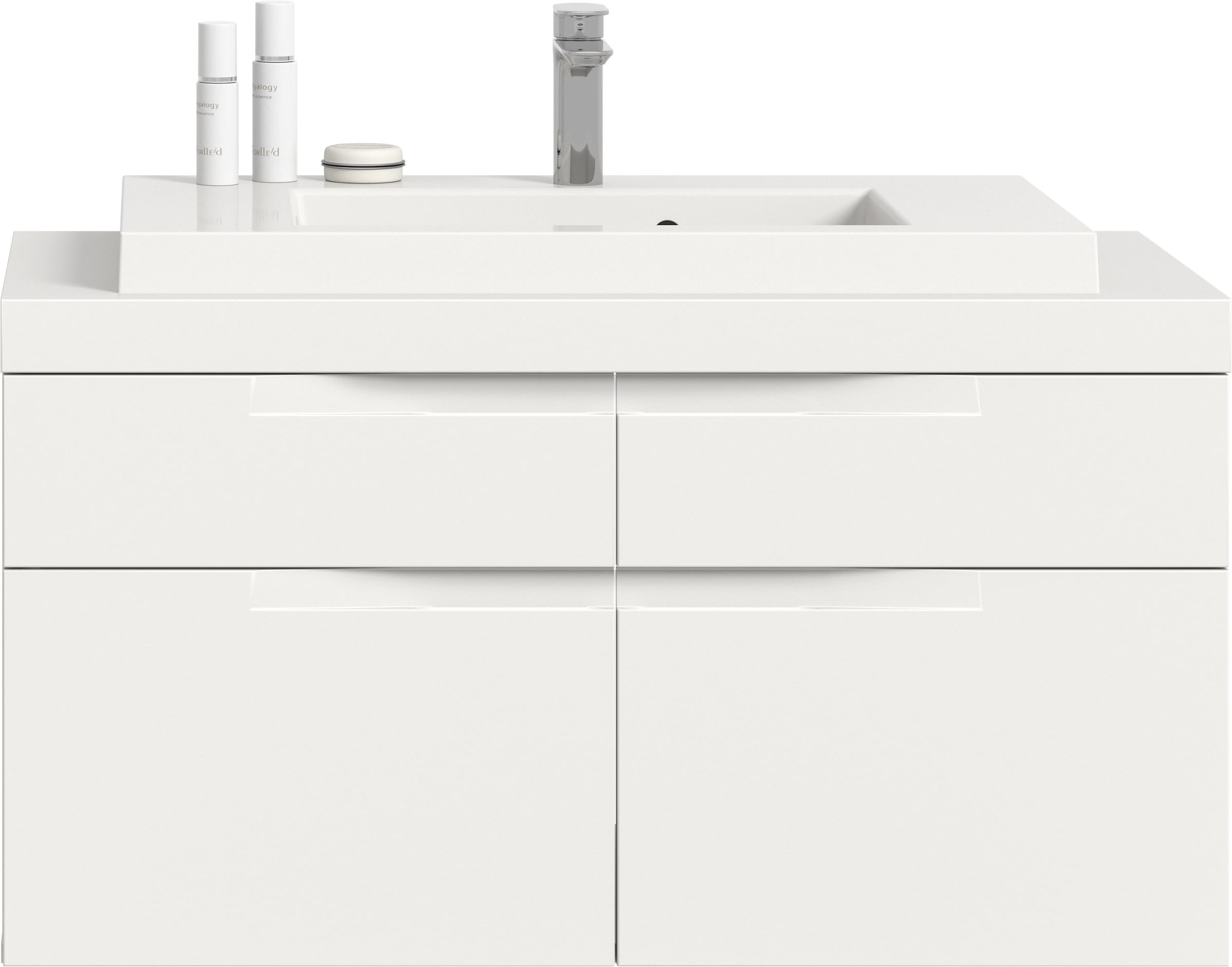 OTTO home Waschtisch »MAOI, inklusive Mineralguss-Aufsatzwaschbecken, Breite 100cm« Waschbecken, Waschbeckenschrank, Kommode, Badunterschrank